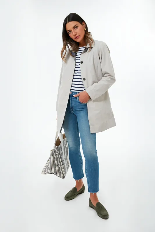 Reversible Mist Babbity Jacket made by Barbour