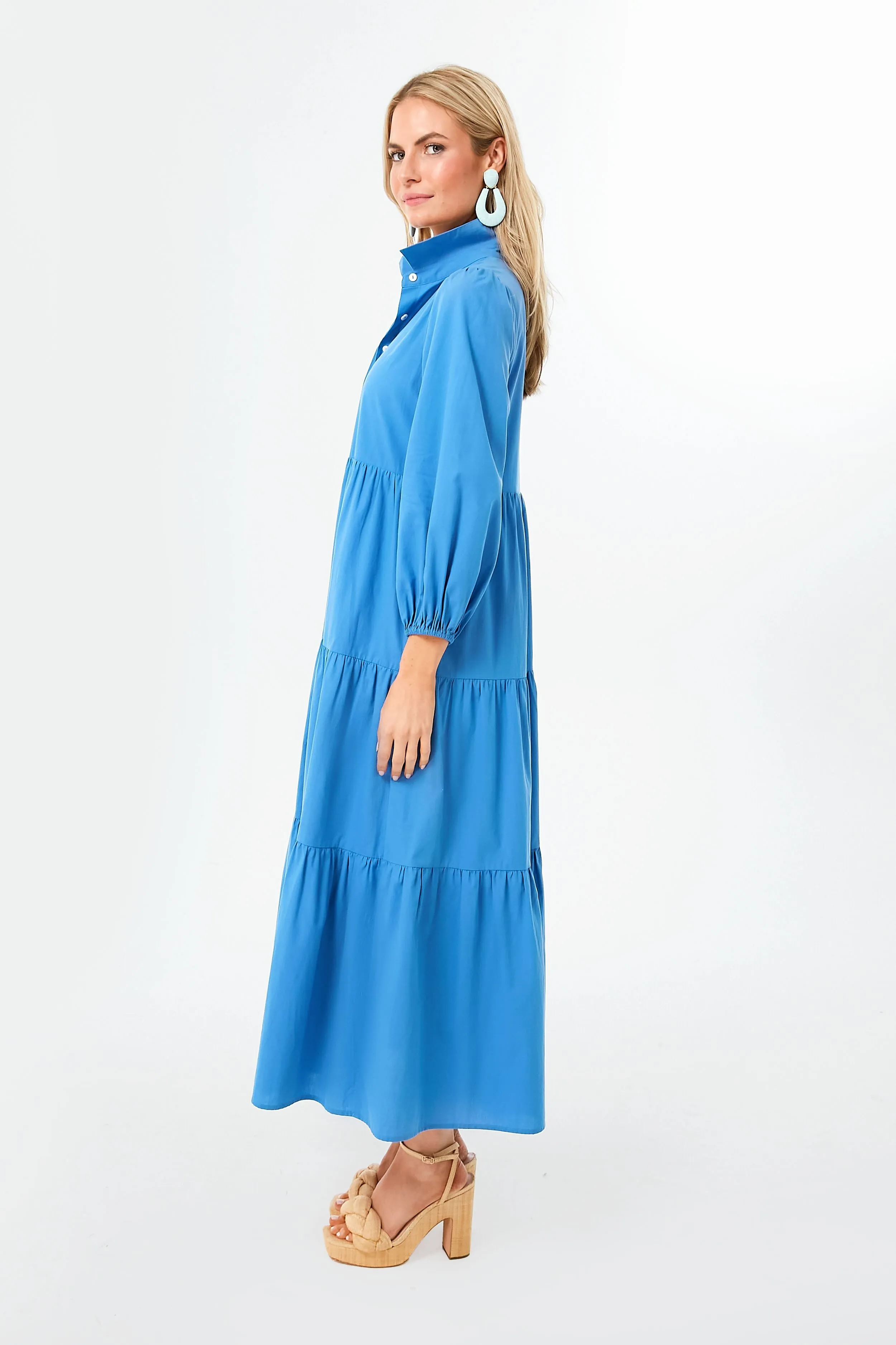 Cyprus Blue Mabel Maxi Dress sold by Tuckernuck product image thumbnail 3