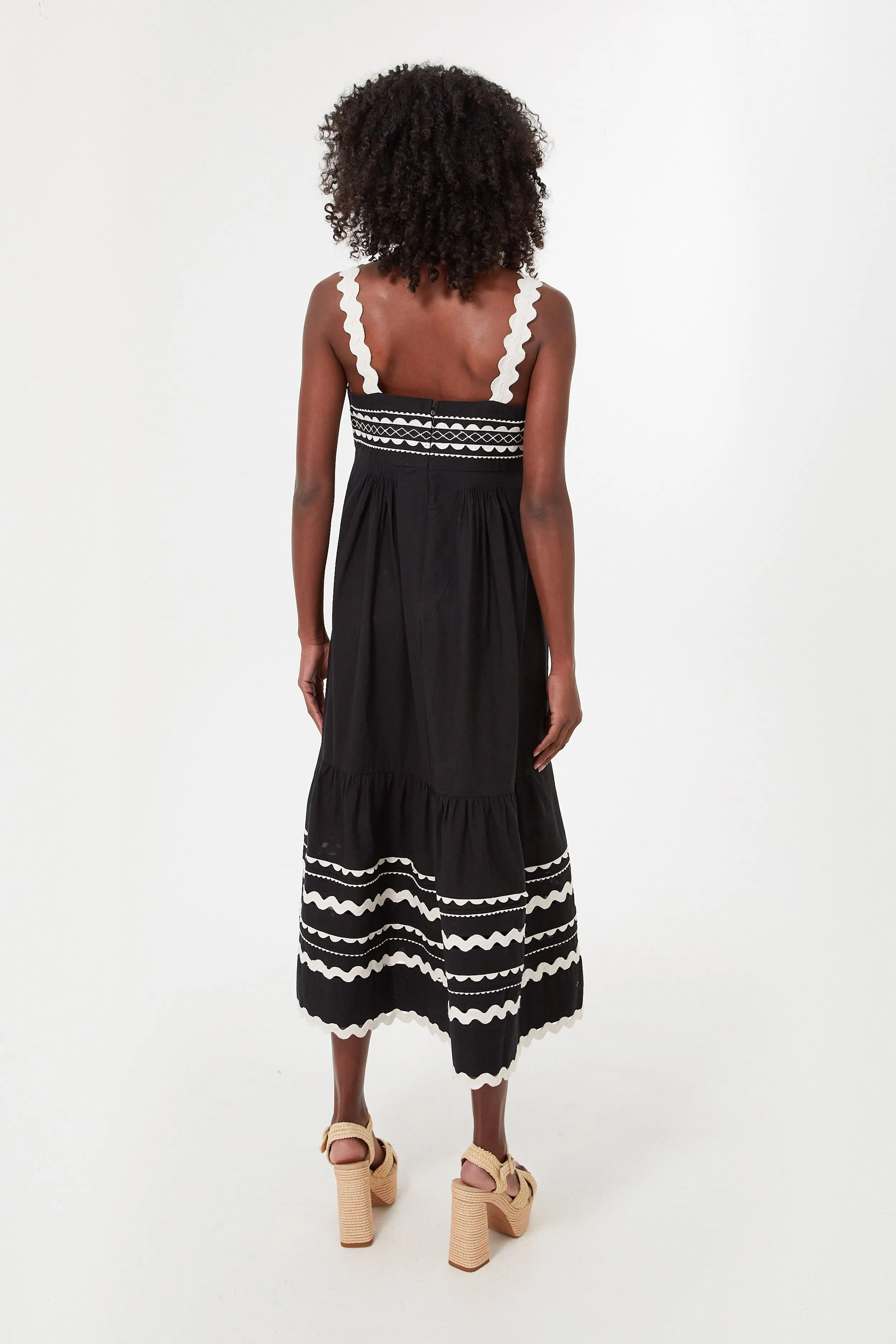 Black Ryleigh Ric Rac Sleeveless Dress sold by Tuckernuck product image thumbnail 4