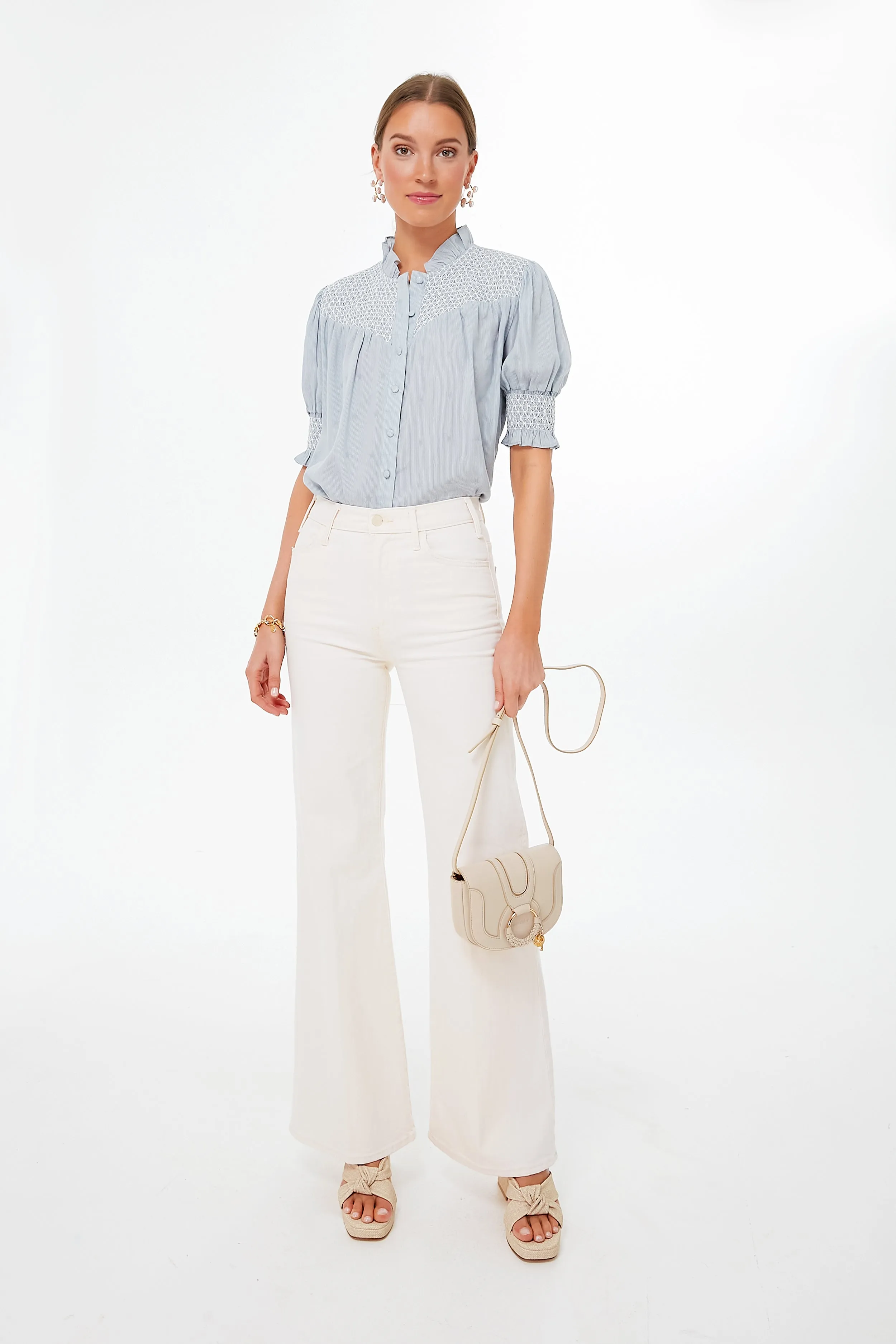 Cement Beige Leather Mini Hana Bag sold by Tuckernuck product image thumbnail 5