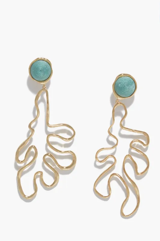 Turquoise Abrielle Drop Earrings sold by Tuckernuck