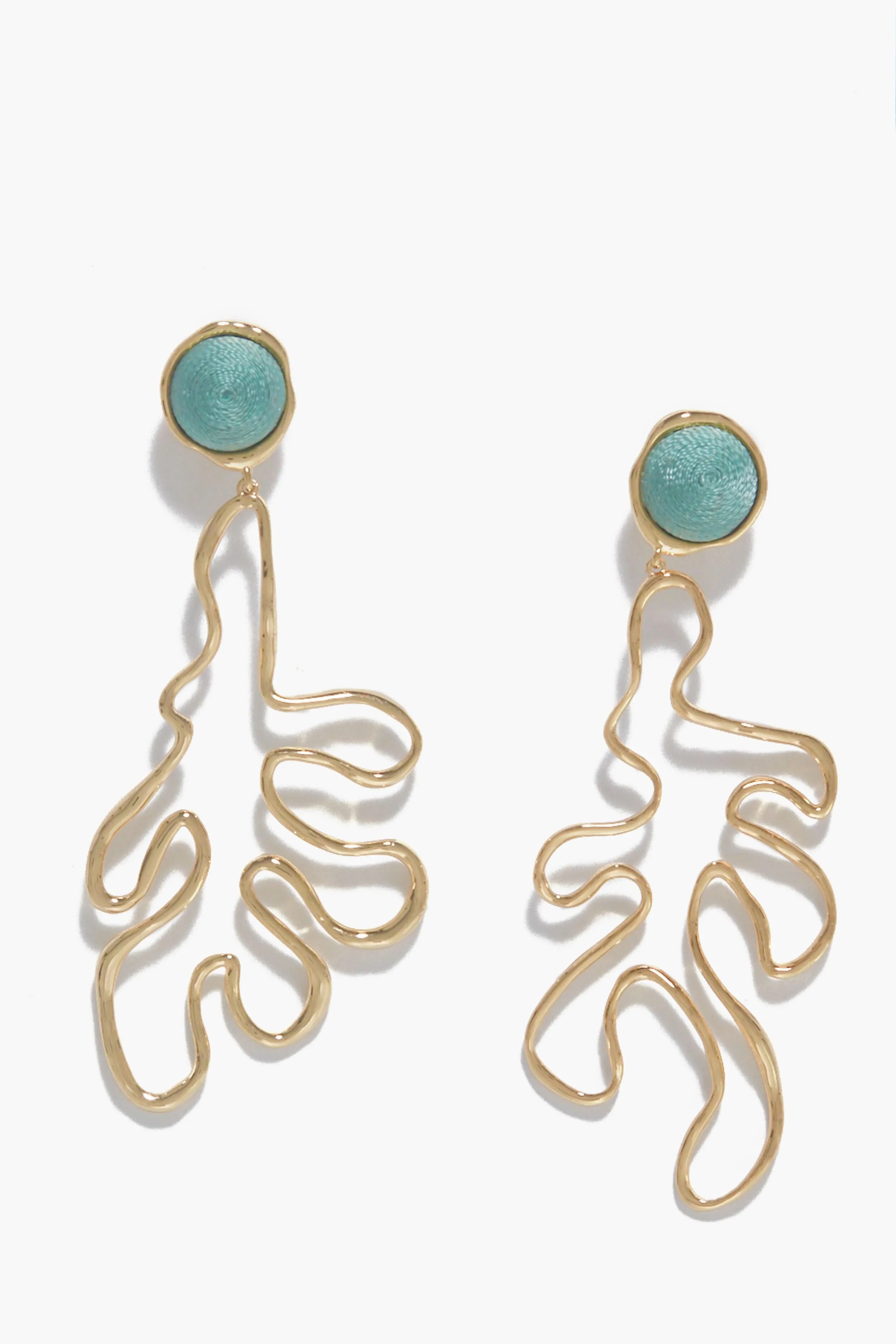 Turquoise Abrielle Drop Earrings sold by Tuckernuck