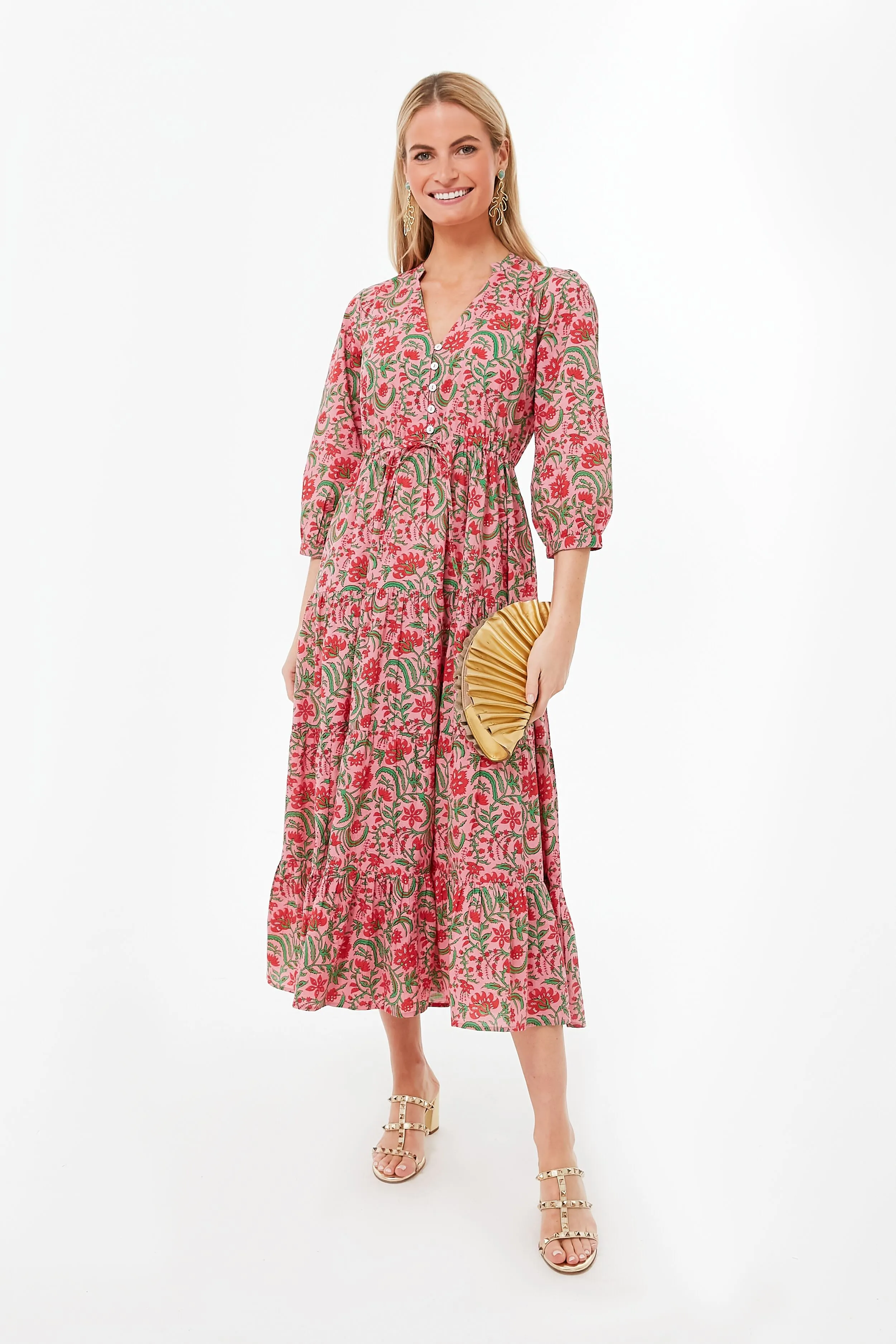 Turquoise Abrielle Drop Earrings sold by Tuckernuck product image thumbnail 3