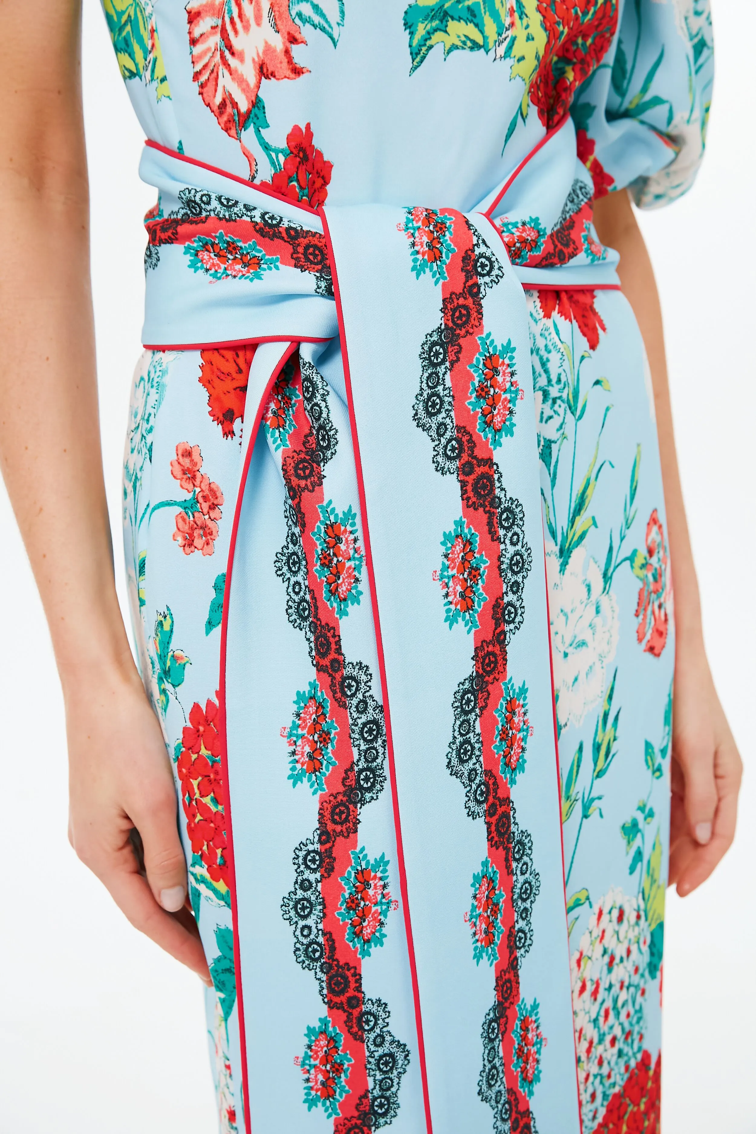 Floral Dew One Shoulder Lucia Dress sold by Tuckernuck product image thumbnail 5