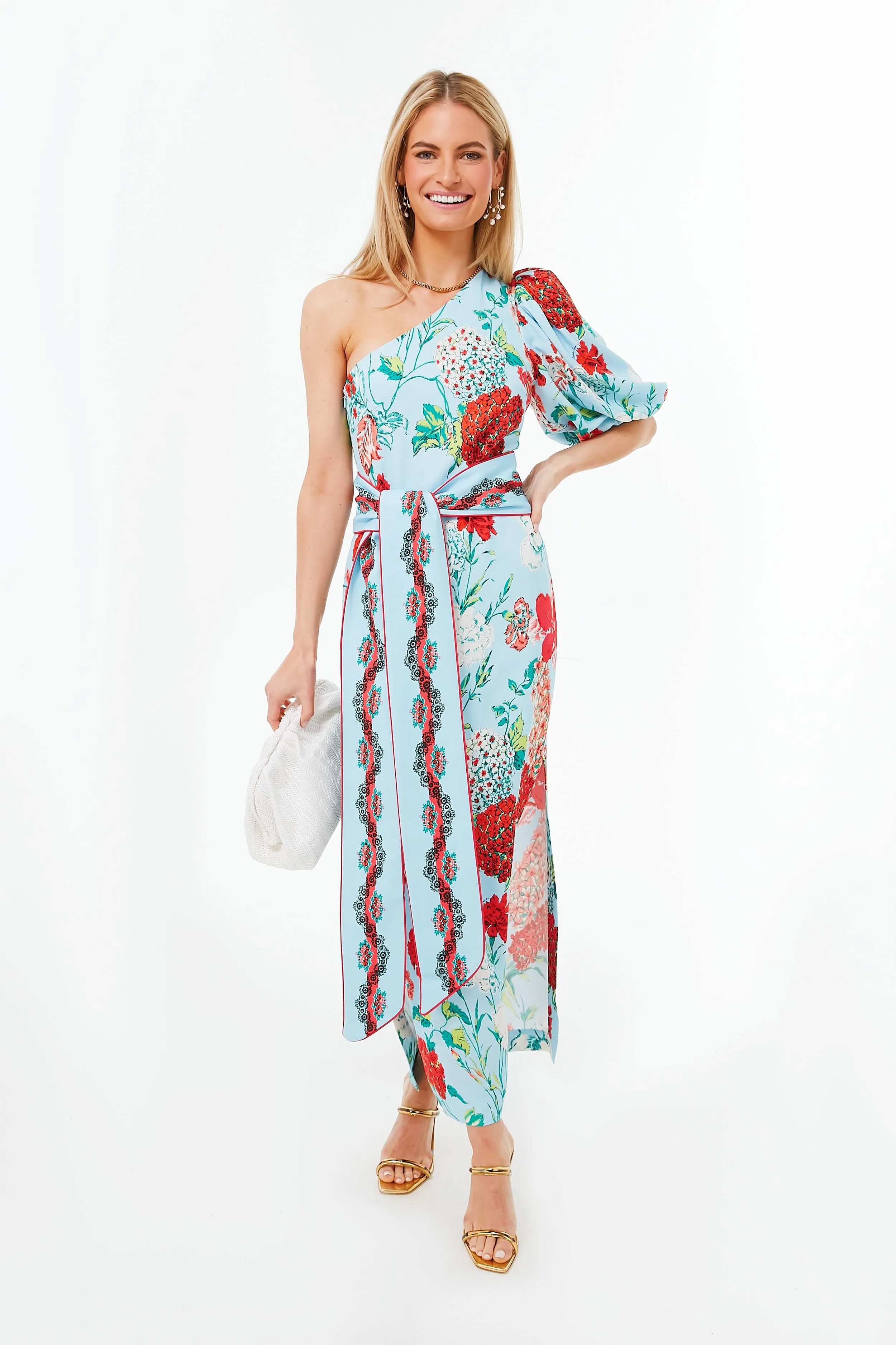 Floral Dew One Shoulder Lucia Dress sold by Tuckernuck product image thumbnail 2
