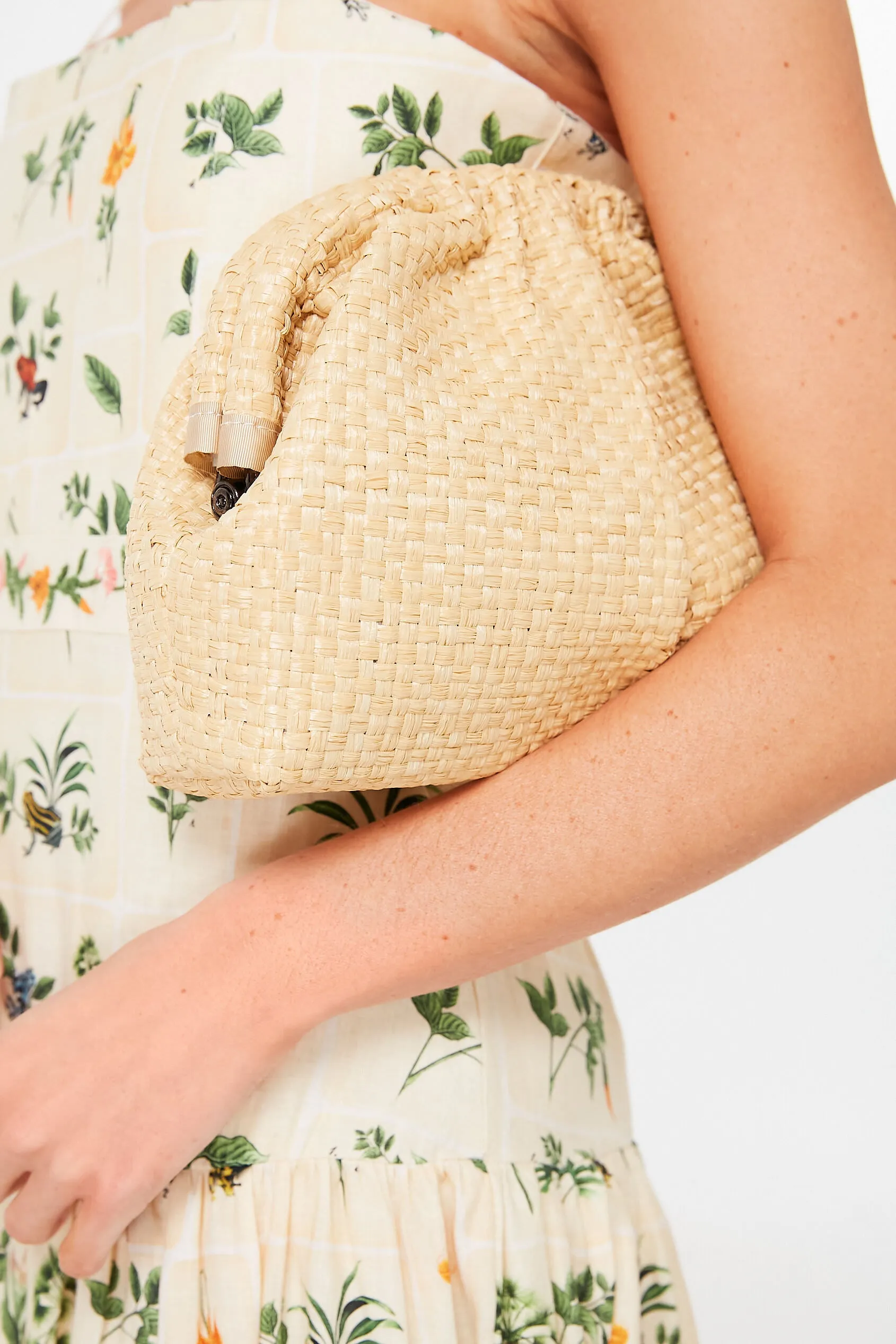 Natural Straw Game Clutch sold by Tuckernuck product image thumbnail 3