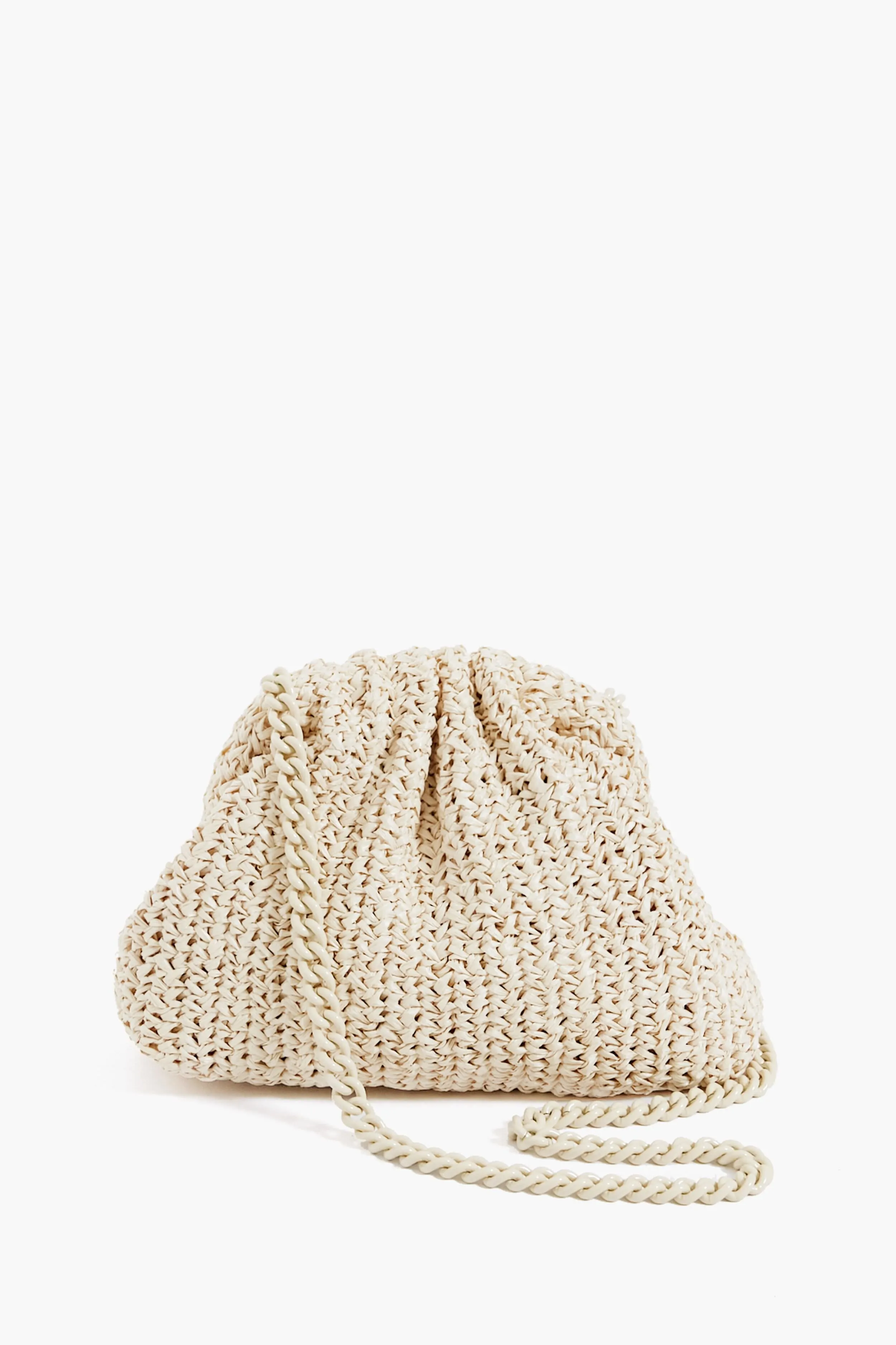 Ecru Mini Game Crochet Solid Clutch sold by Tuckernuck product image thumbnail 3