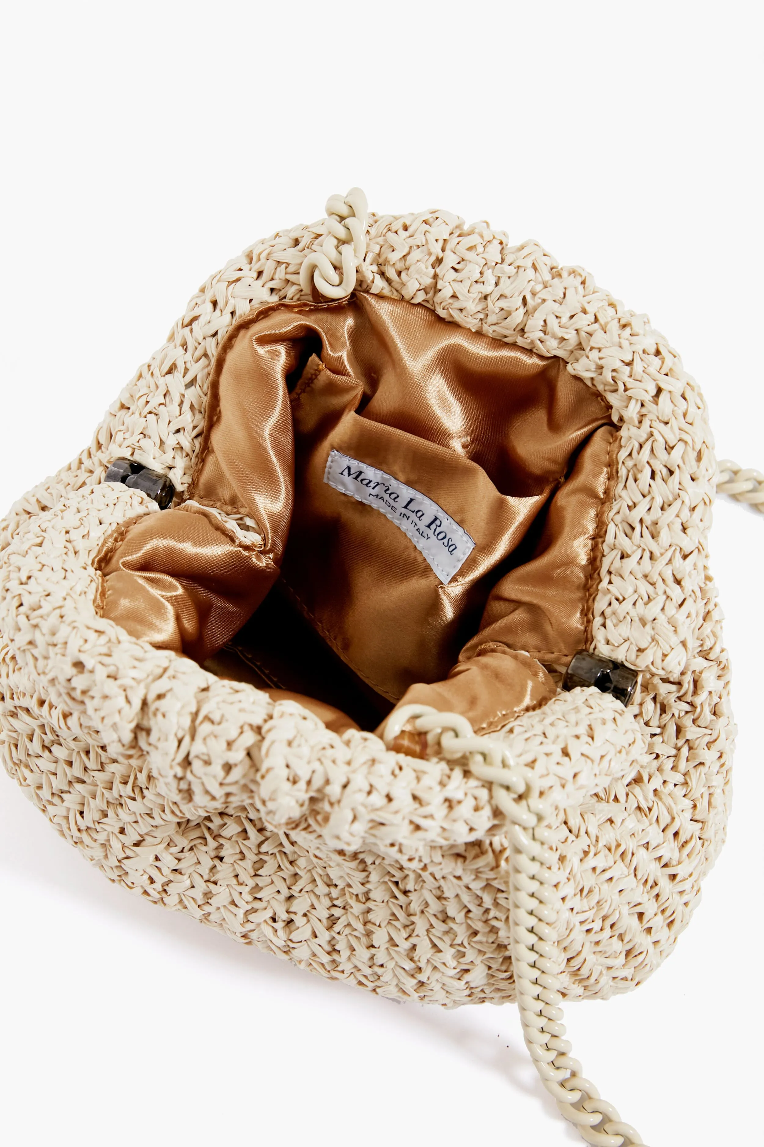 Ecru Mini Game Crochet Solid Clutch sold by Tuckernuck product image thumbnail 4