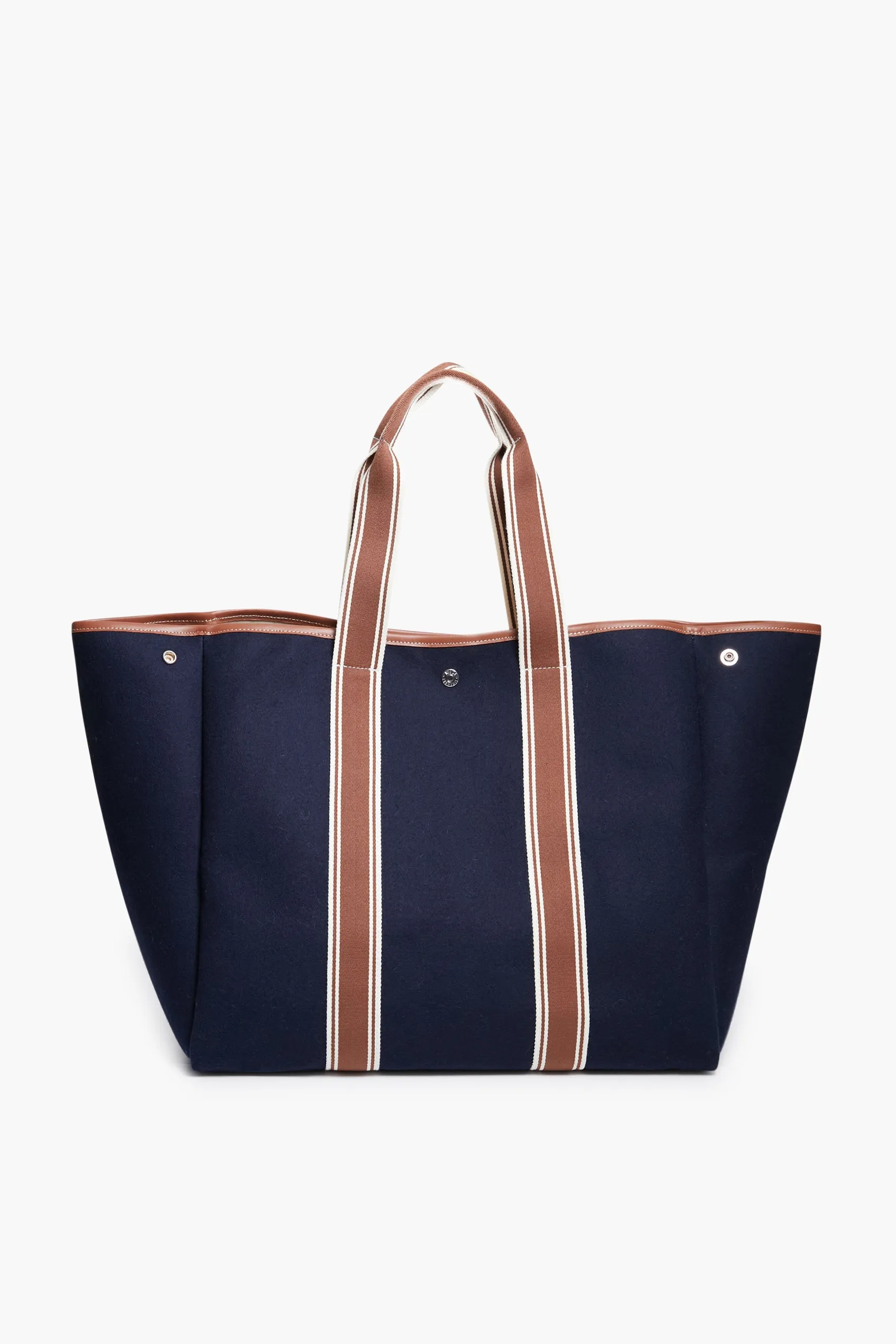 Navy Traversee L Flannel Cruise Tote sold by Tuckernuck