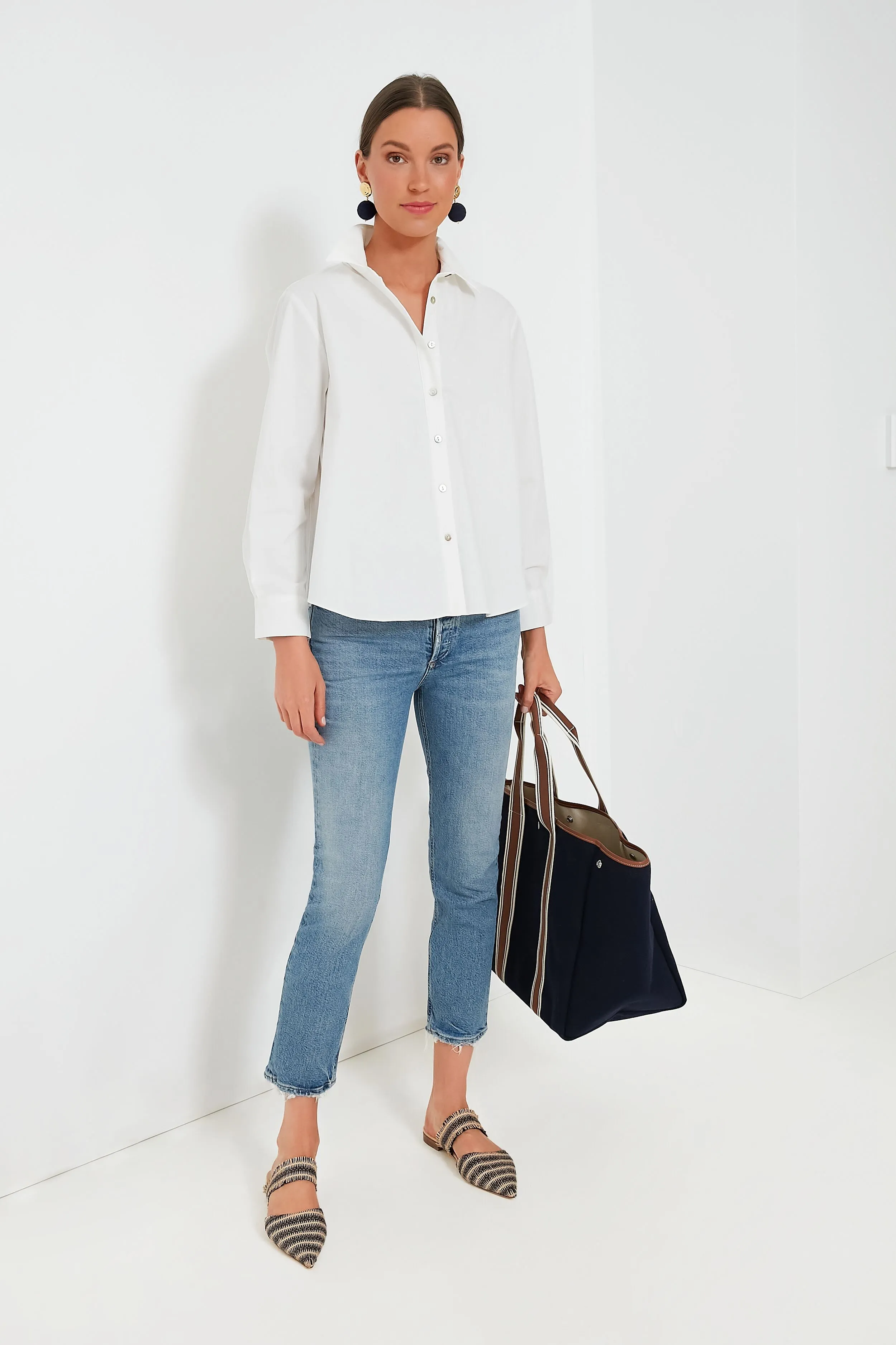 Navy Traversee L Flannel Cruise Tote sold by Tuckernuck product image thumbnail 2