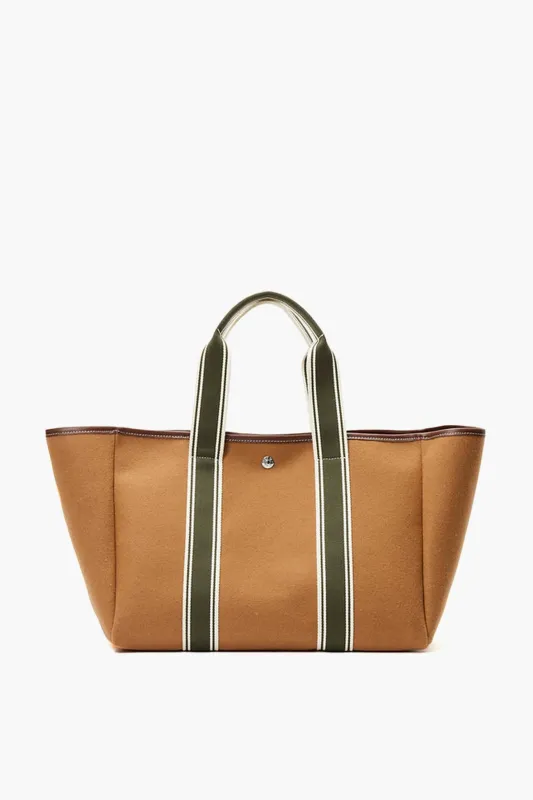 Camel Traversee L Flannel Cruise Tote made by Tuckernuck