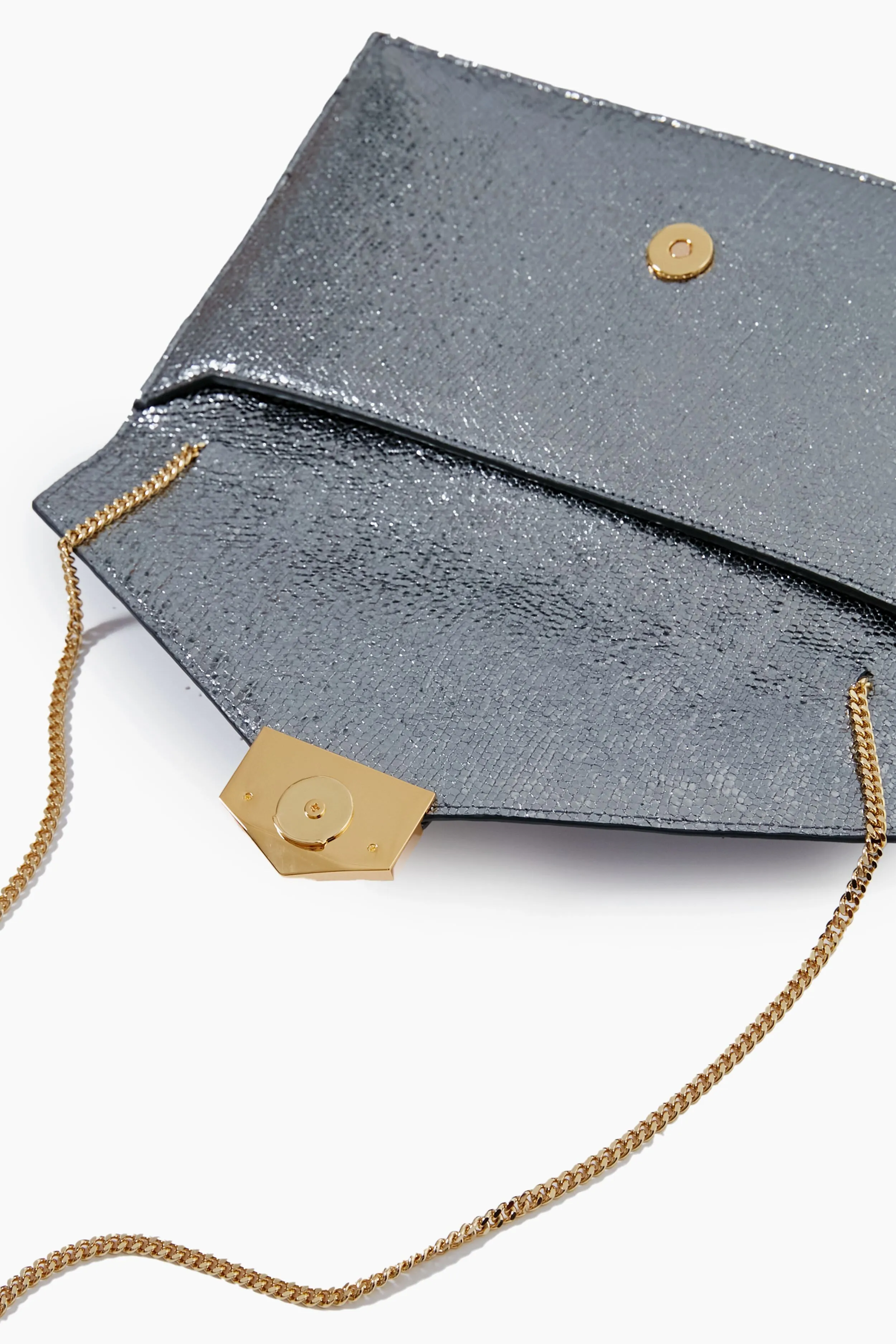 Silver Metallic London Clutch sold by Tuckernuck product image thumbnail 4