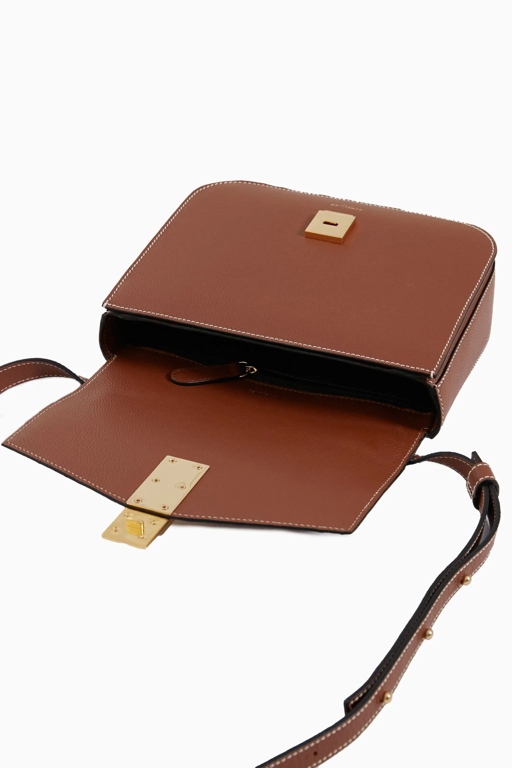 Tan with Contrast Stitching Vancouver Bag sold by Tuckernuck product image thumbnail 5