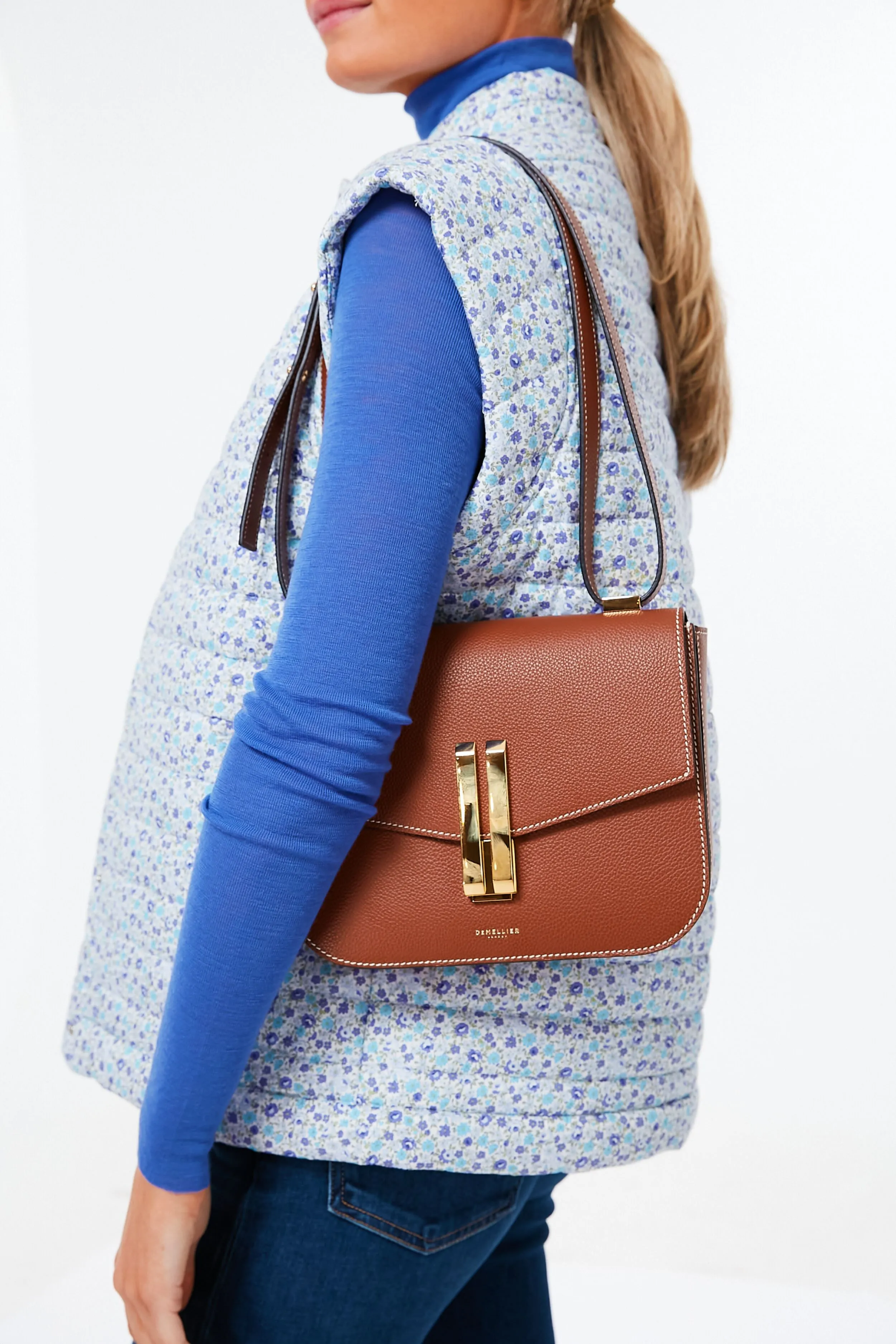 Tan with Contrast Stitching Vancouver Bag sold by Tuckernuck product image thumbnail 2