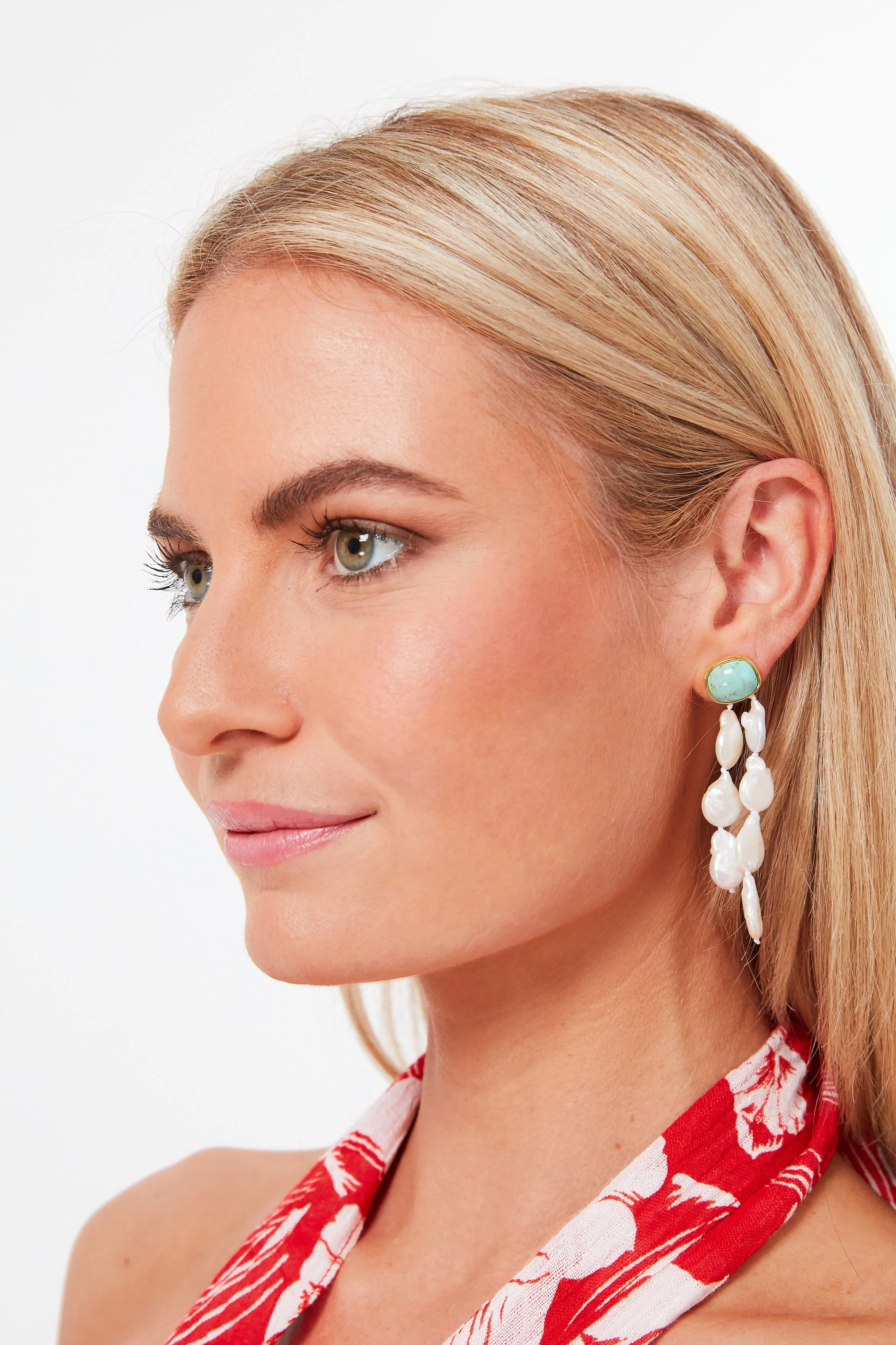 Turquoise Holiday Earrings sold by Tuckernuck product image thumbnail 2