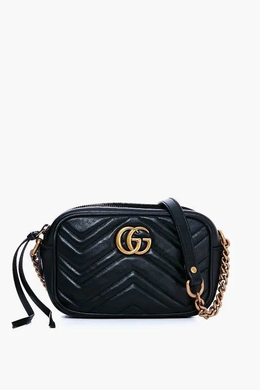 Gucci Black Mini Marmont Crossbody made by Tuckernuck