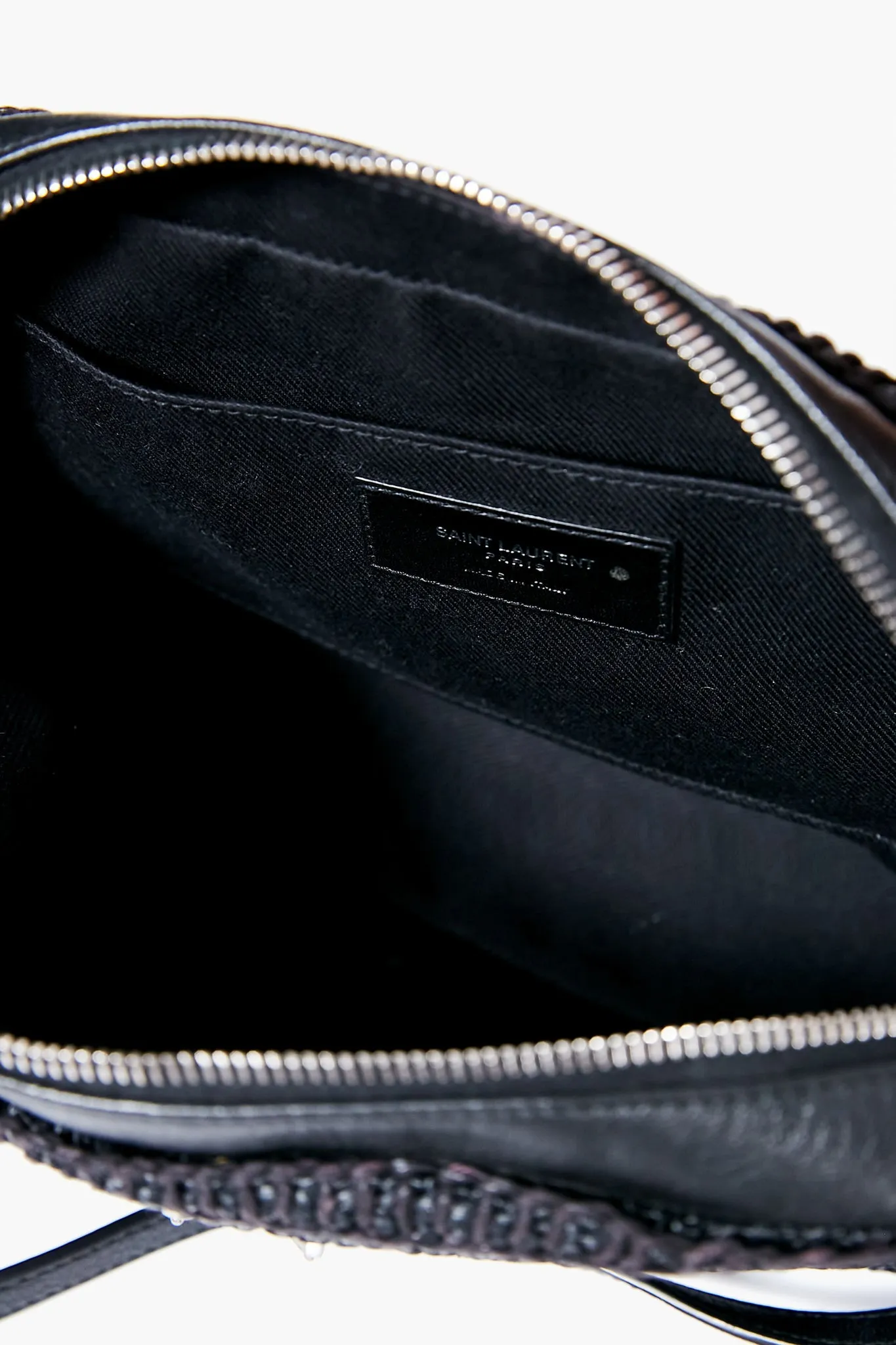 Saint Laurent Black Raffia Camera Bag sold by Tuckernuck product image thumbnail 4