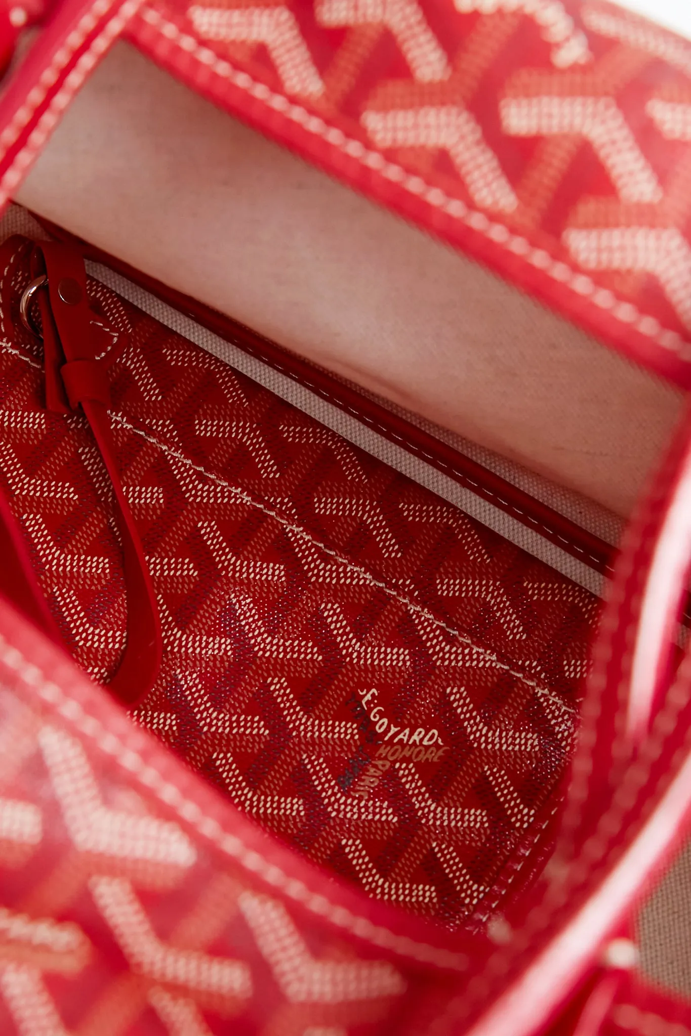 Goyard Red Saint Louis PM Tote Bag sold by Tuckernuck product image thumbnail 3