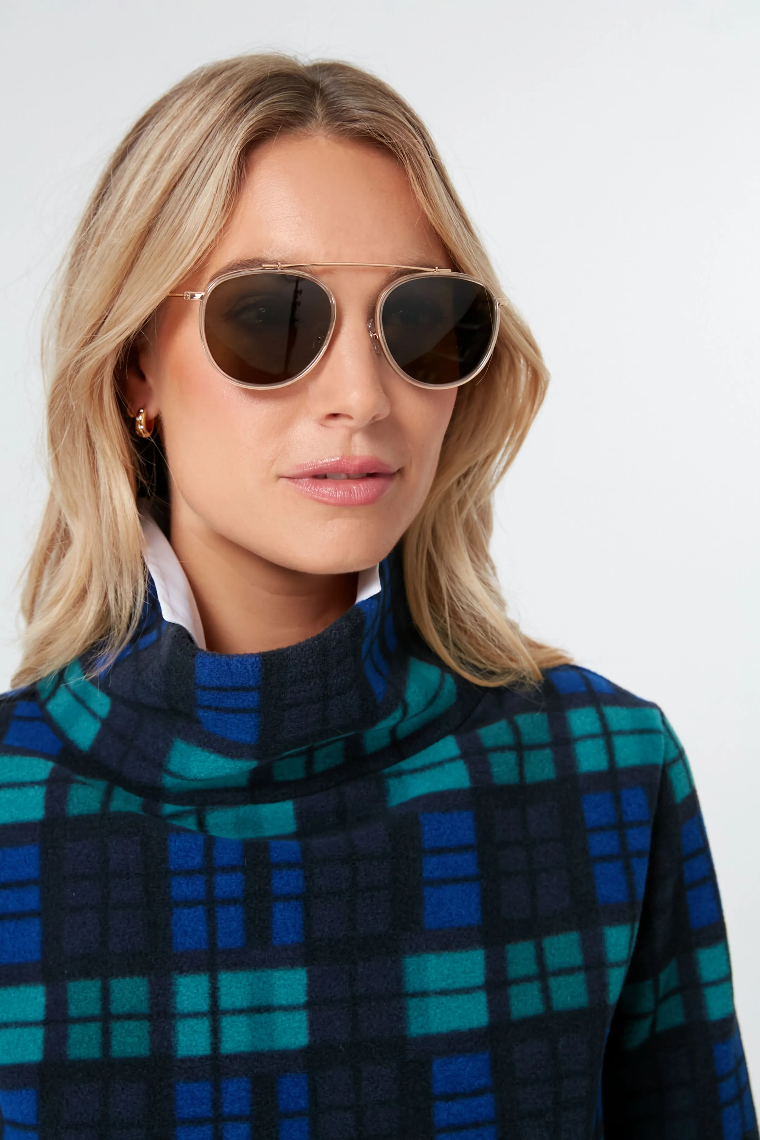 Crystal 24K Polarized Chartres Sunglasses sold by Tuckernuck product image thumbnail 2