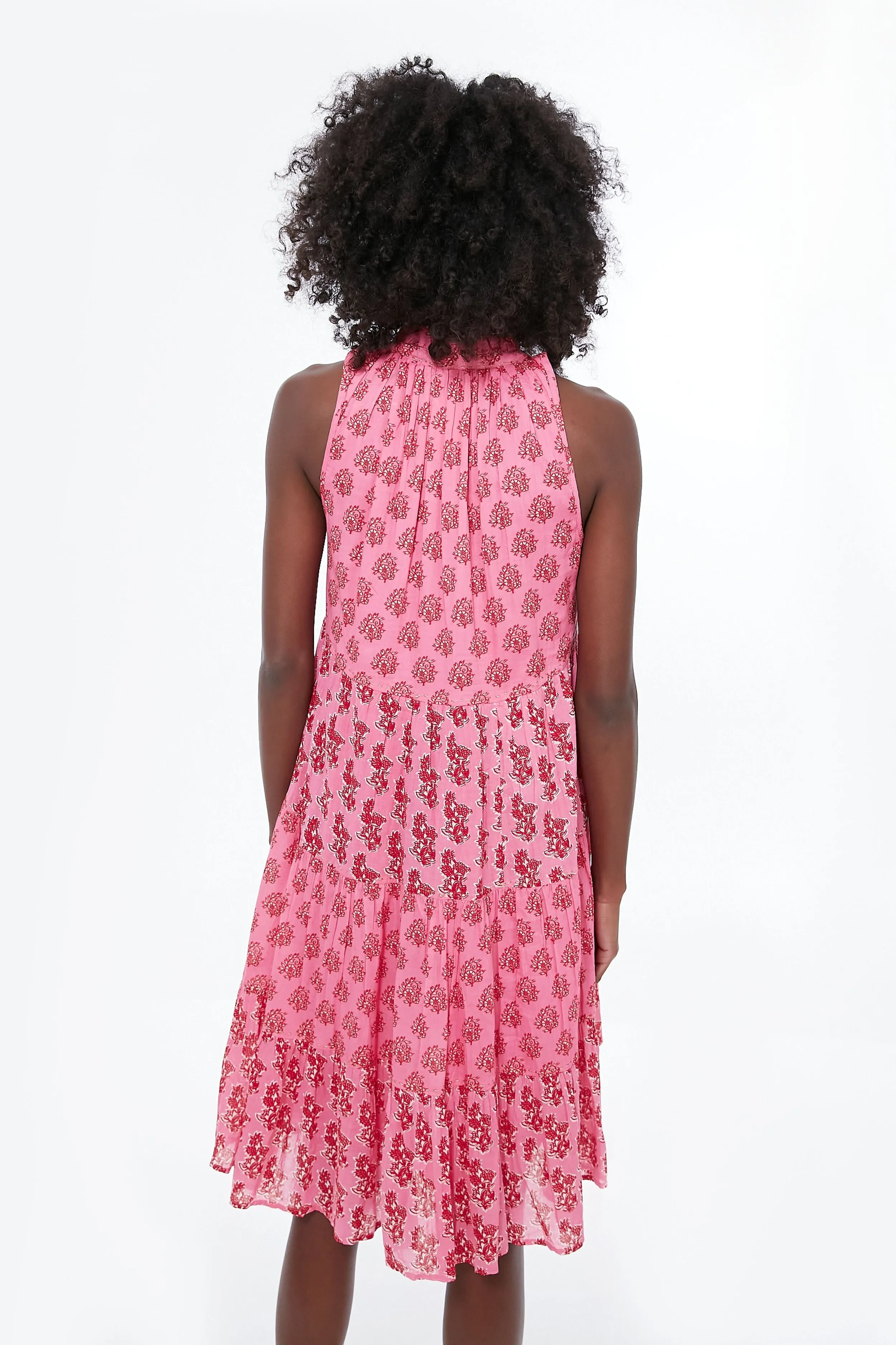 Pink Delfina Sofia Mini Dress sold by Tuckernuck product image thumbnail 4