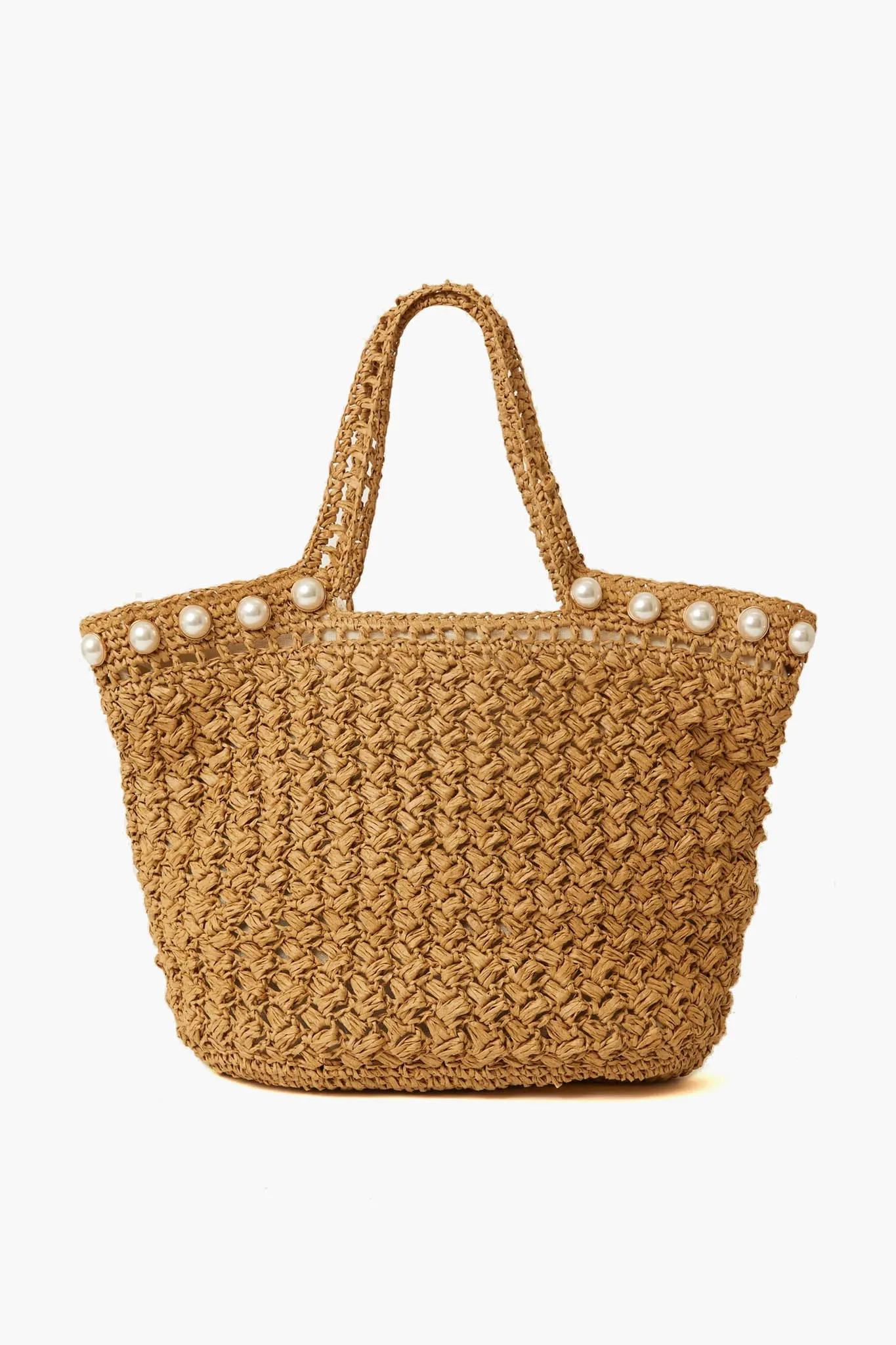 Sand Keli Pearl Tote sold by Tuckernuck