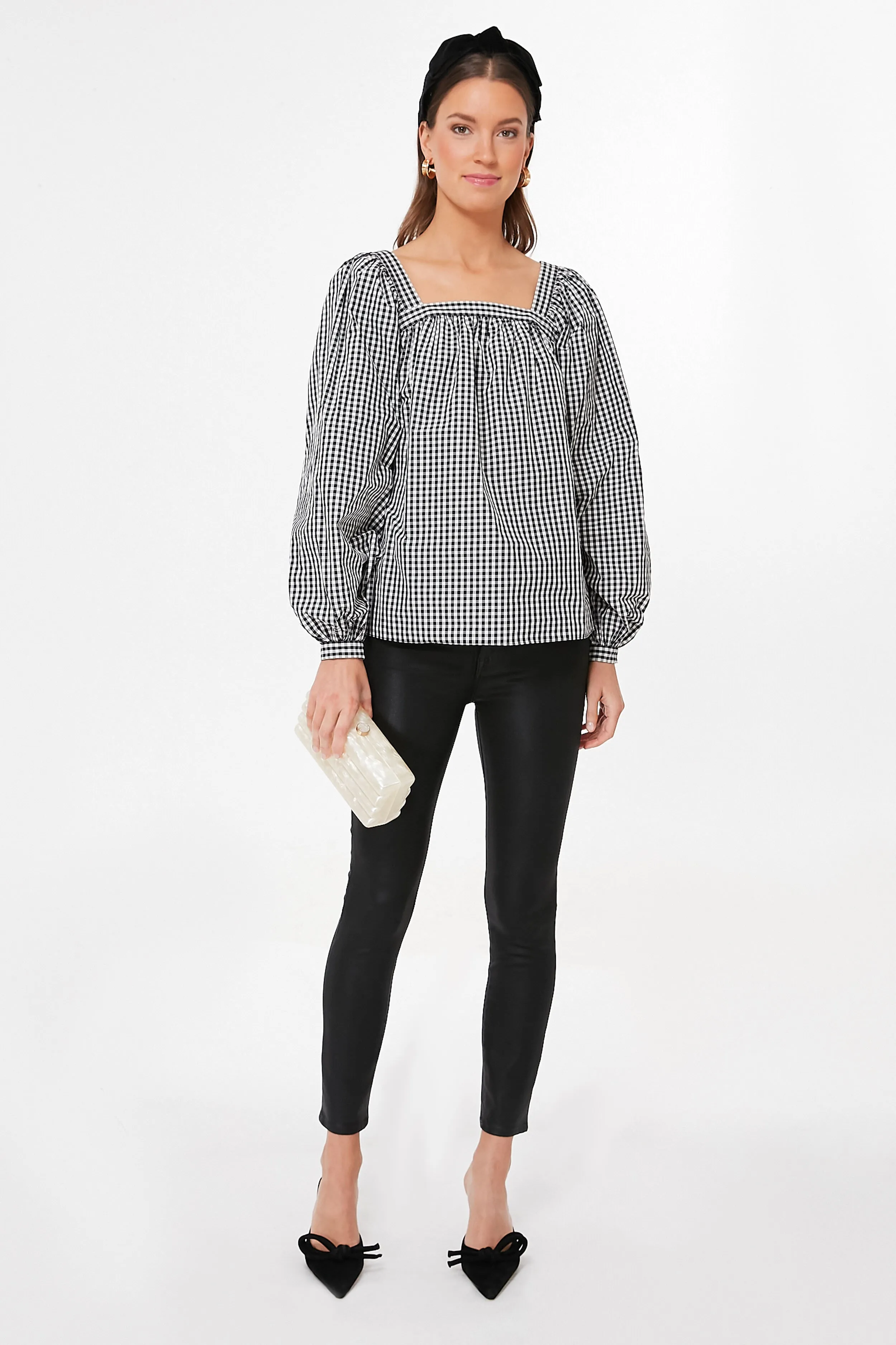 Jet Shirley Wide Ribbon Headband sold by Tuckernuck product image thumbnail 5