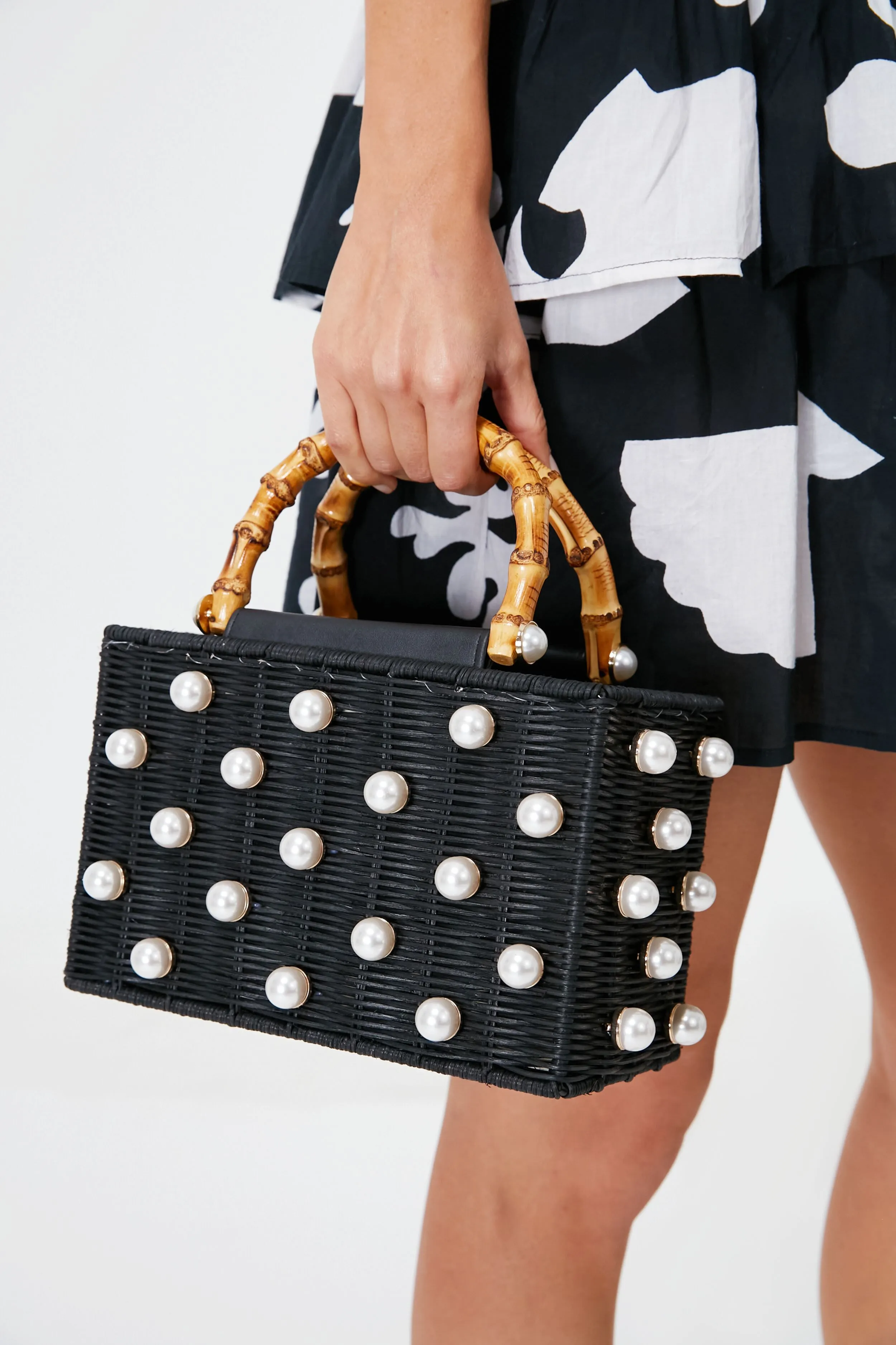 Black Chloe Pearl Bag sold by Tuckernuck product image thumbnail 2