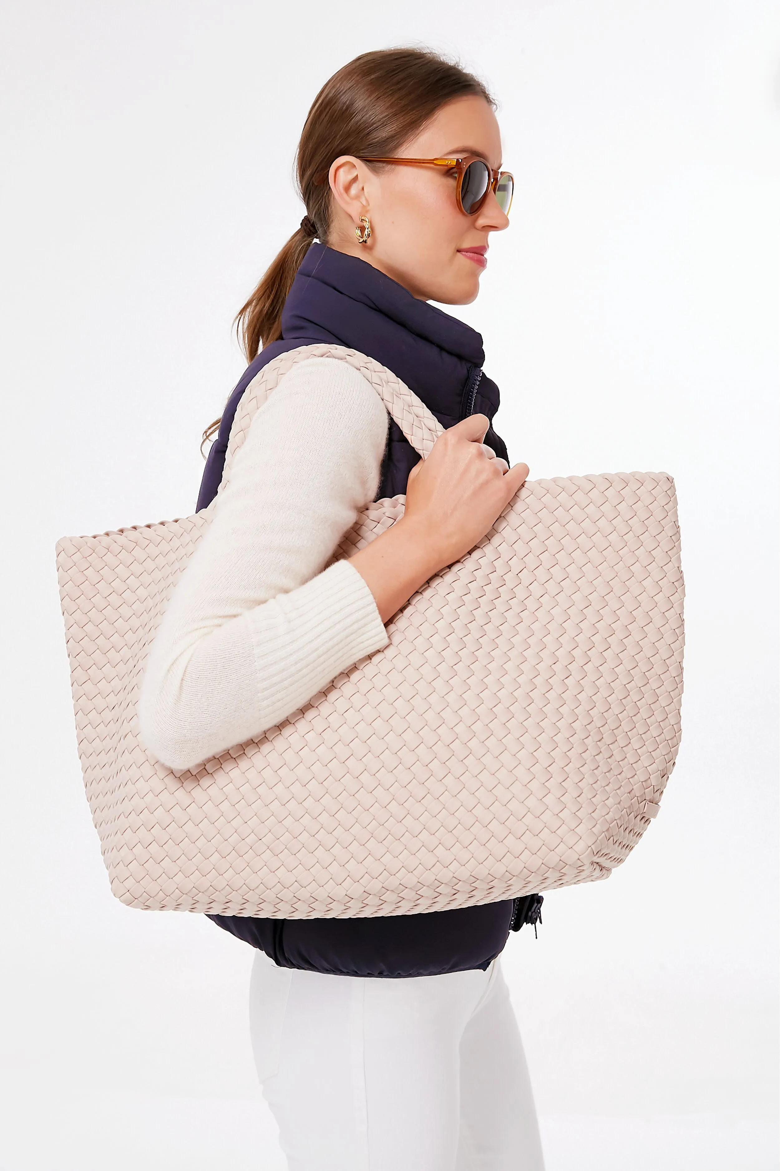 Shell Pink St Barths Large Tote sold by Tuckernuck product image thumbnail 4