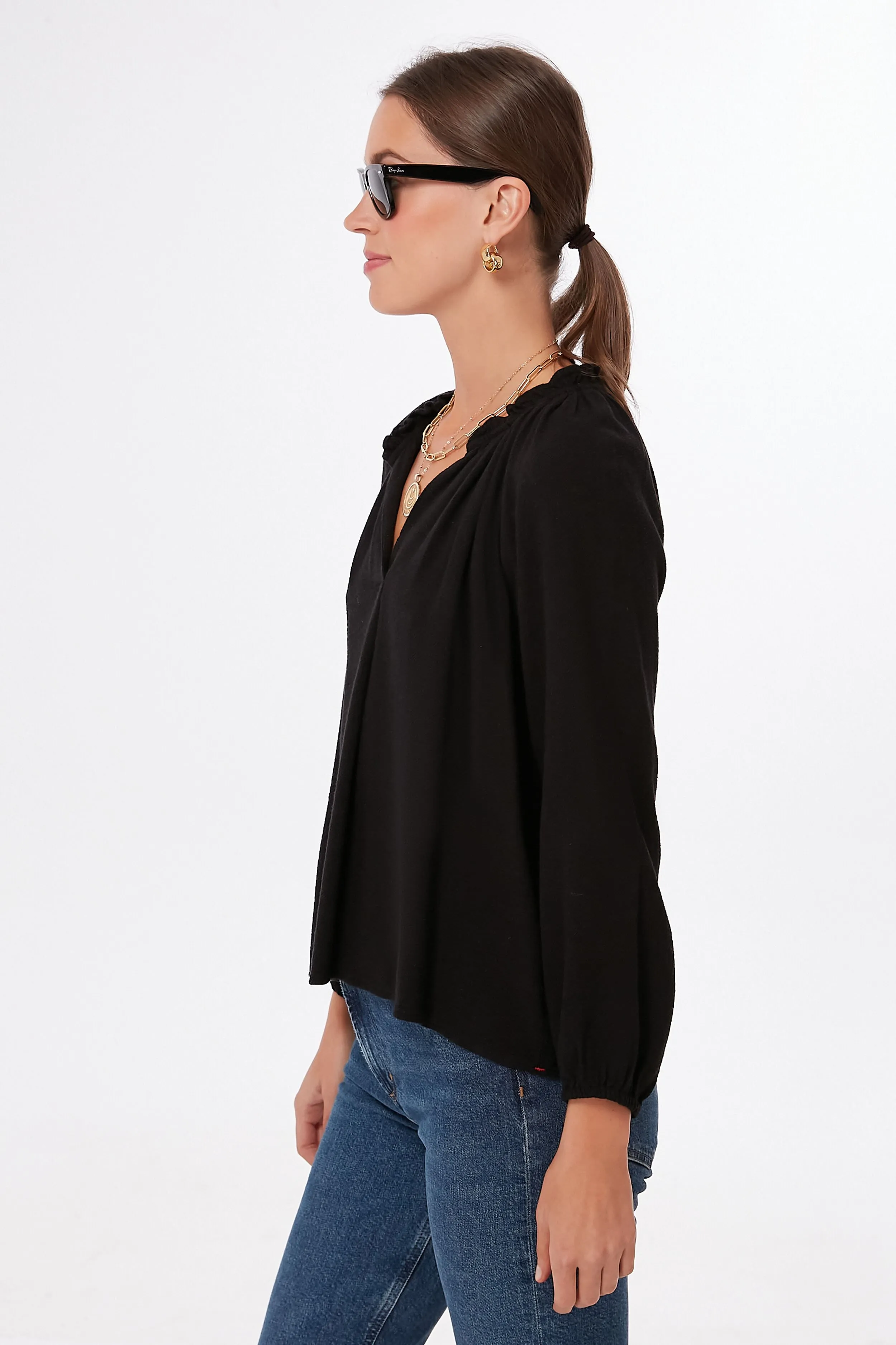 Black Camila Top sold by Tuckernuck product image thumbnail 3