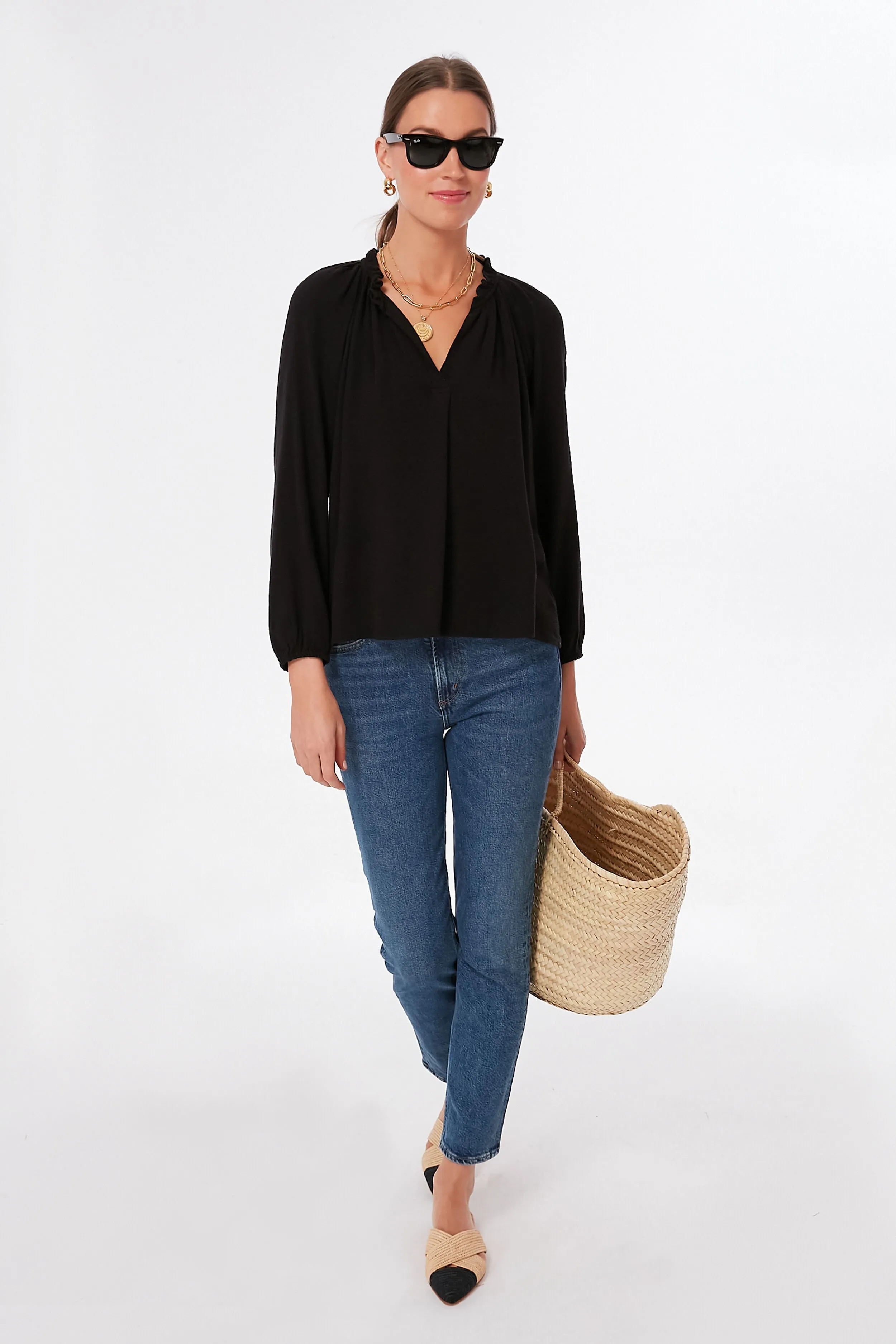 Black Camila Top sold by Tuckernuck product image thumbnail 2