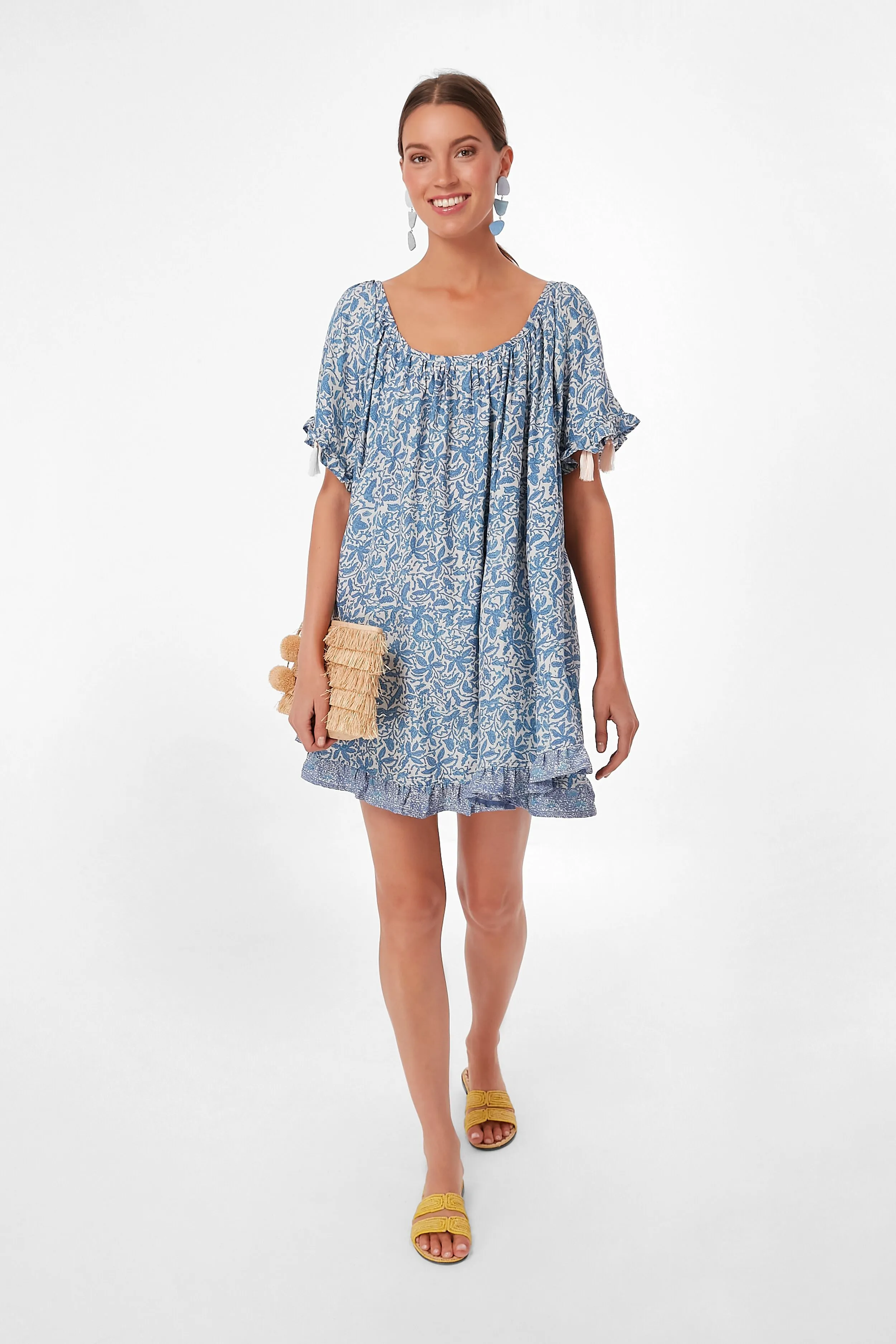 Gloriosa Cornflower Marina Dress sold by Tuckernuck