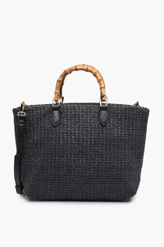 Black Isla Tote made by Moda Luxe