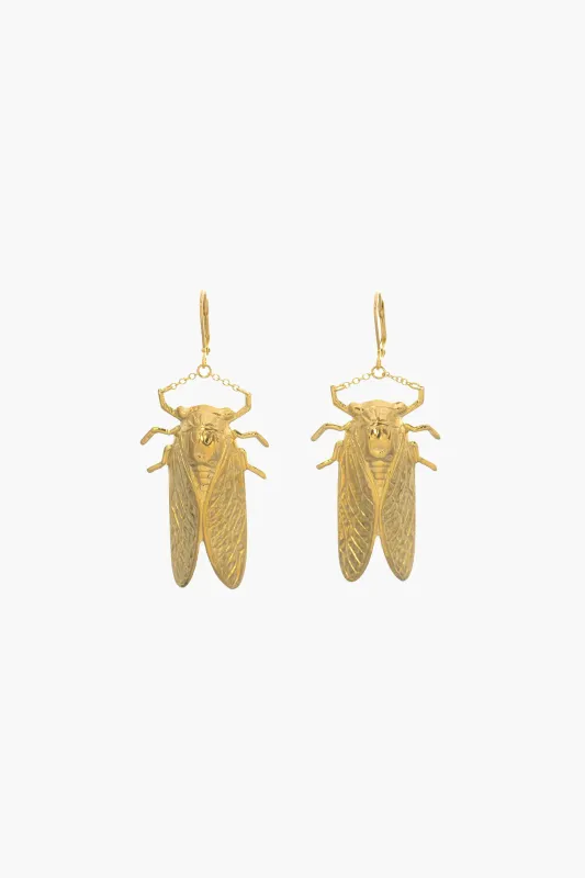 Goldbug Large Drop Earrings sold by Tuckernuck