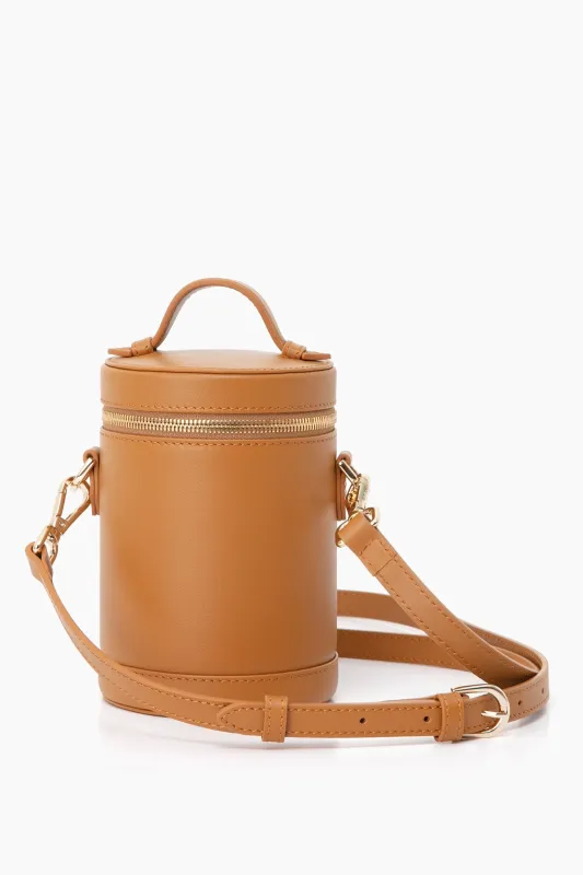 Atlas Tan Leather Crossbody Capsule Bag sold by Tuckernuck