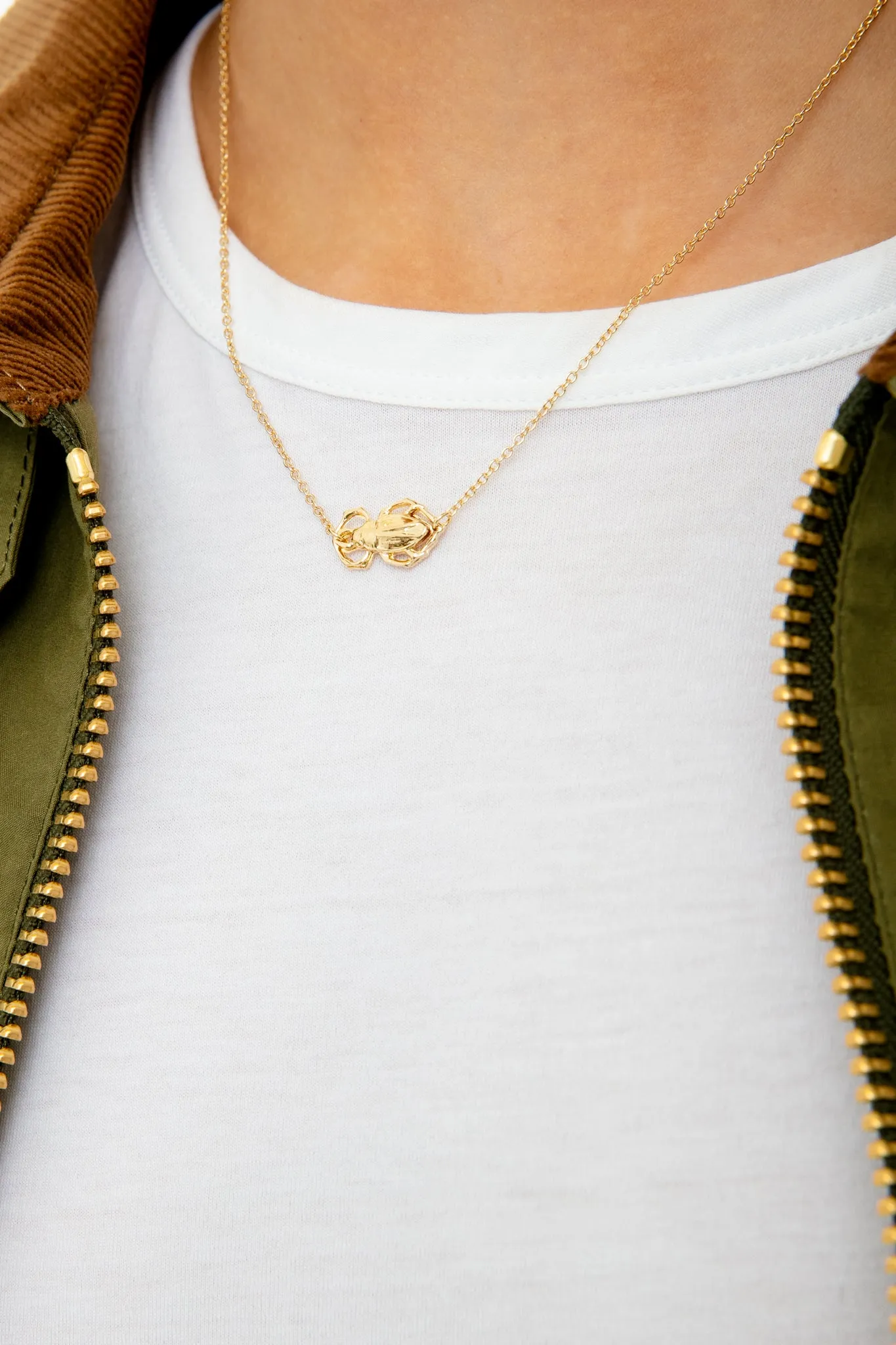 Single Goldbug Necklace sold by Tuckernuck product image thumbnail 2