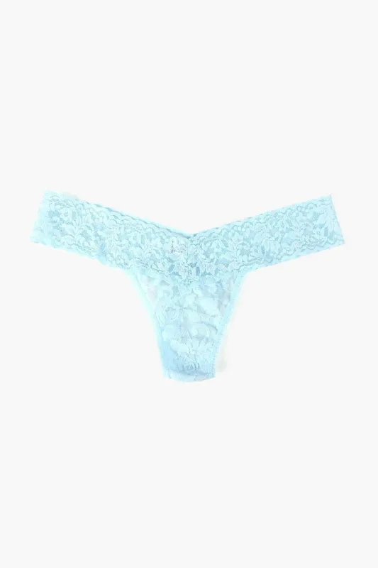 Celeste Blue Signature Low Rise Thong sold by Tuckernuck