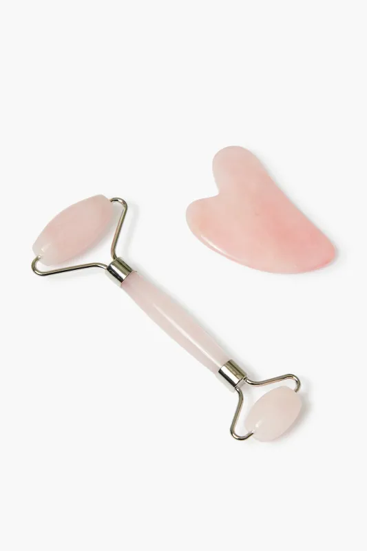 Rose Quartz Facial Spa Set made by Tuckernuck