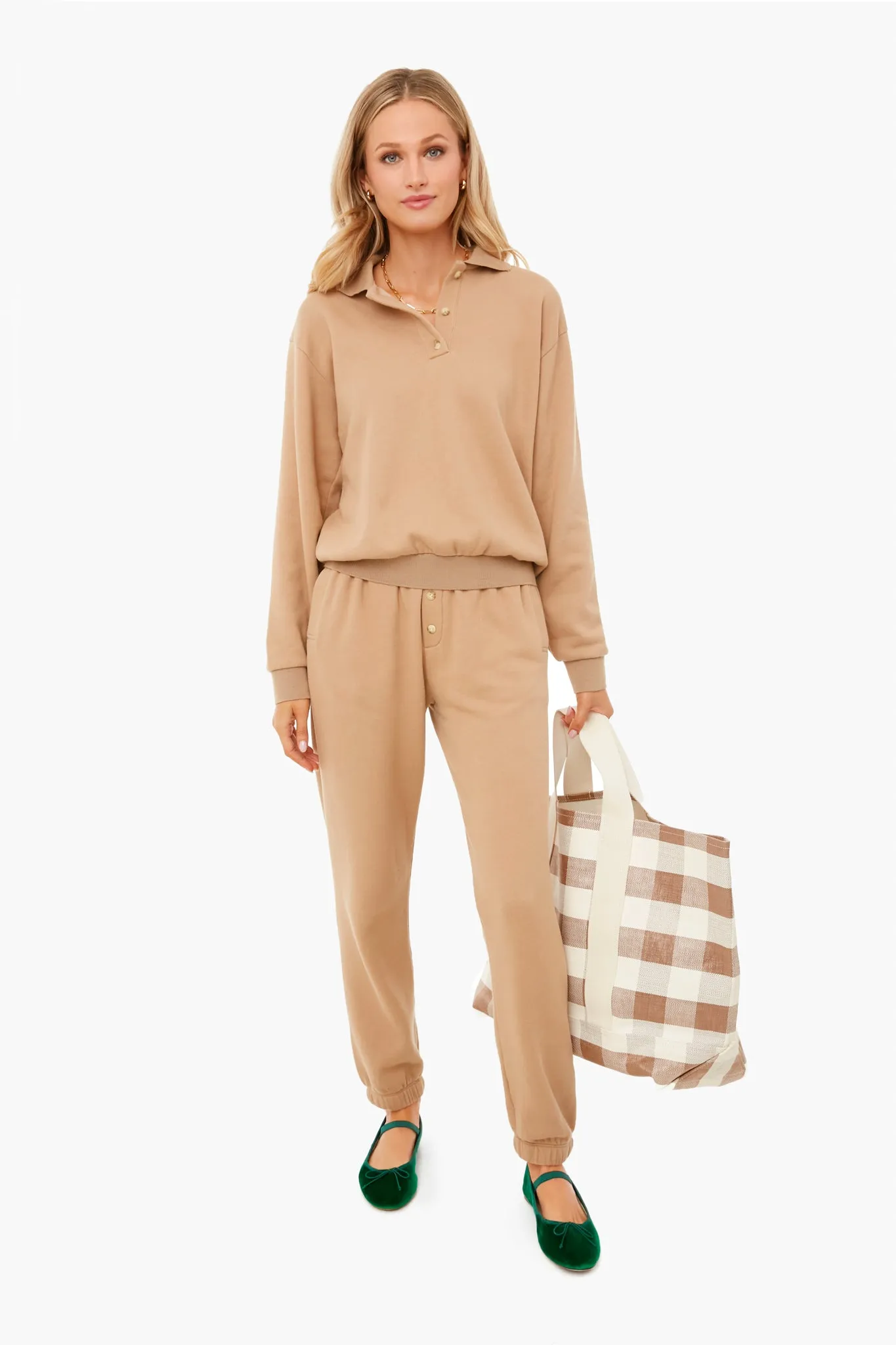 Sandstone Gingham Bodie Bag sold by Tuckernuck product image thumbnail 3