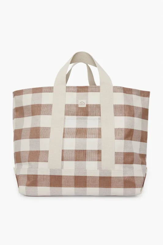 Sandstone Gingham Bodie Bag made by Loeffler Randall
