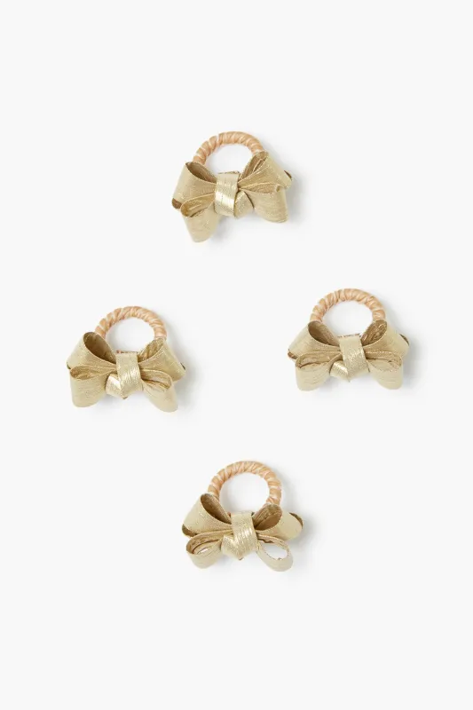 Gold Tuxedo Napkin Ring Set Of 4 sold by Tuckernuck