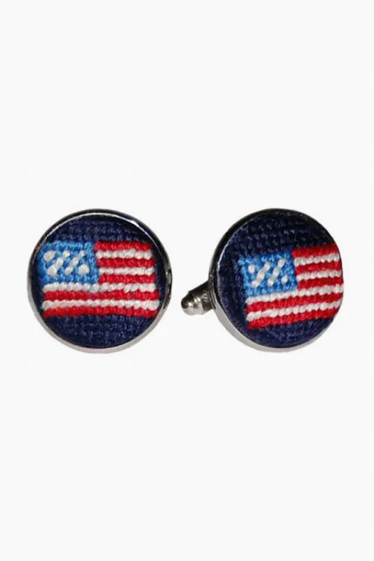 American Flag Cufflinks sold by Tuckernuck