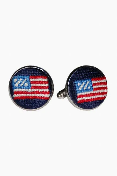 American Flag Cufflinks sold by Tuckernuck