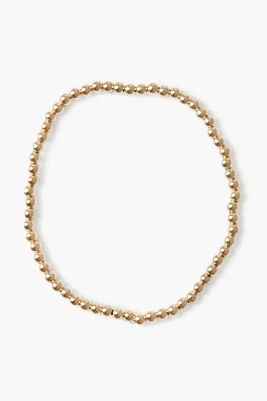 3mm Gold Ball Bracelet made by Tuckernuck