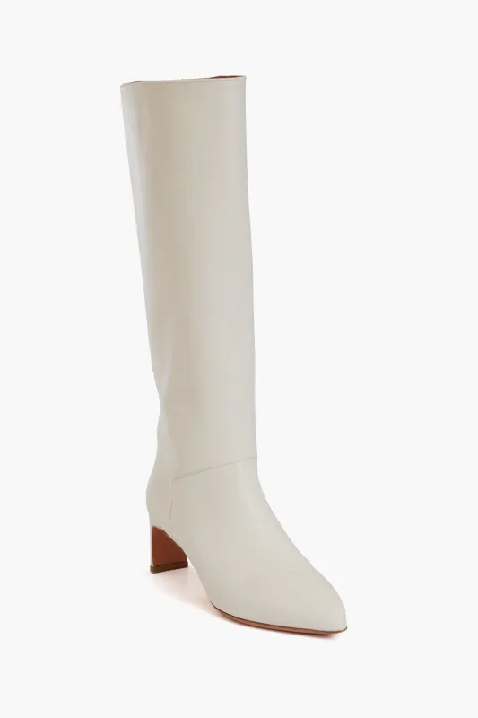 White Lou Walking Boots made by Emerson Fry