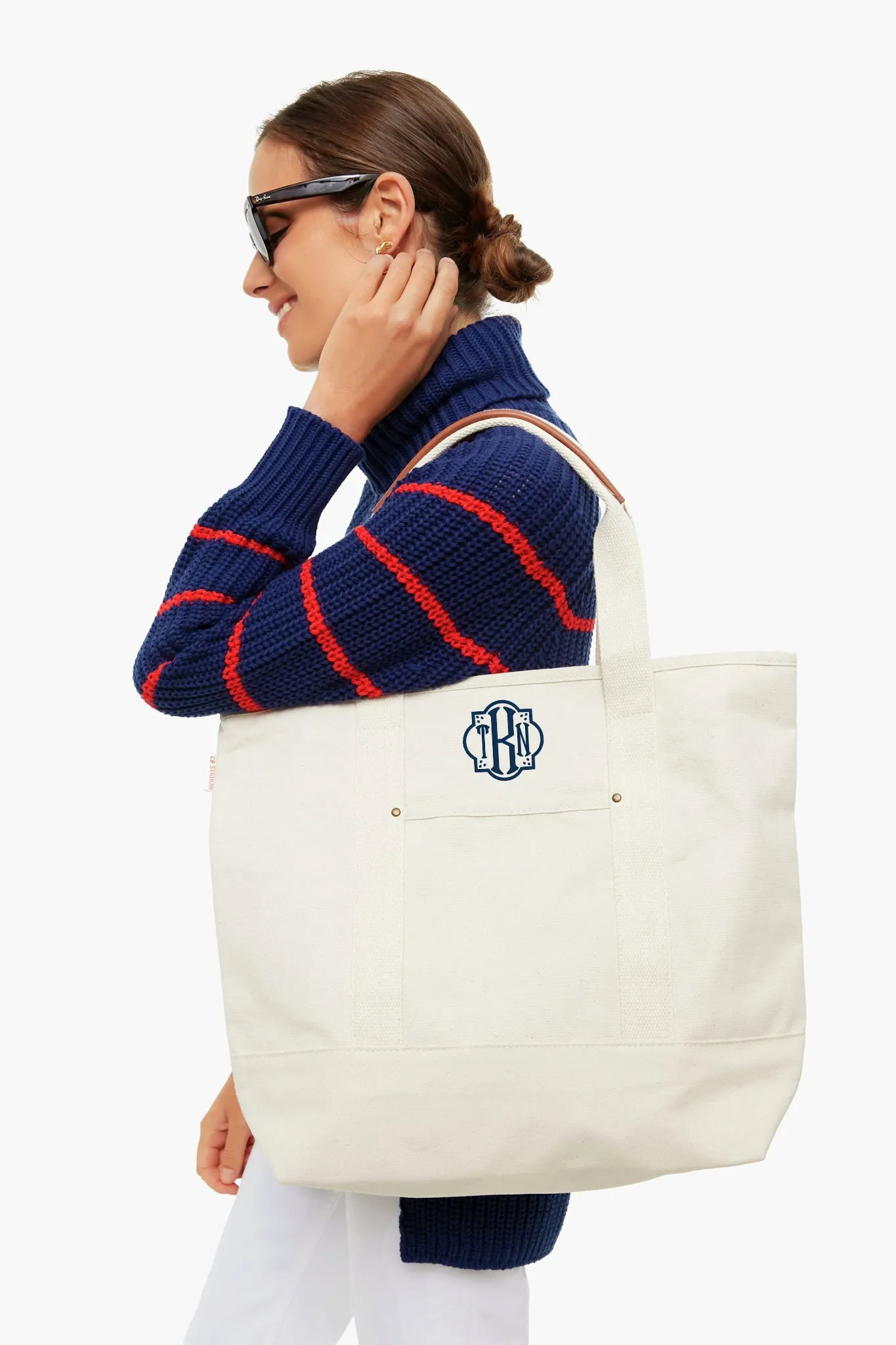 Natural Essential Tote sold by Tuckernuck product image thumbnail 3