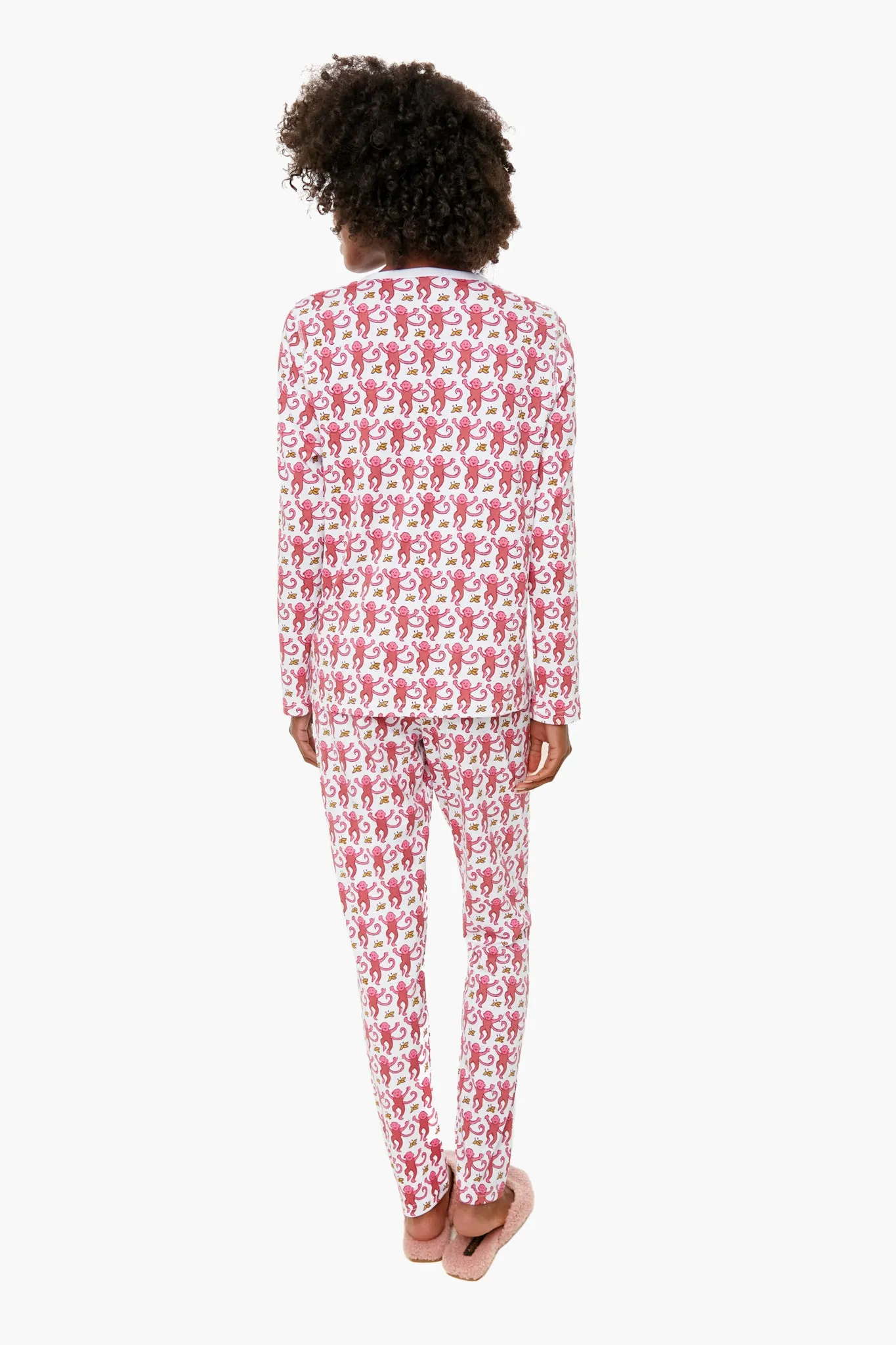 Pink Monkey Pajamas sold by Tuckernuck product image thumbnail 2