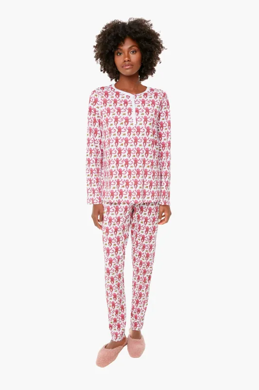 Pink Monkey Pajamas sold by Tuckernuck
