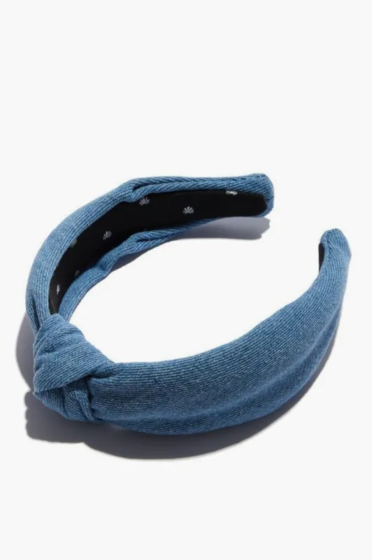 Light Denim Knotted Headband sold by Tuckernuck