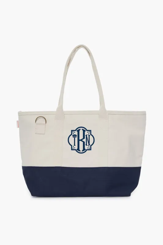 Colorblock Utility Tote sold by Tuckernuck