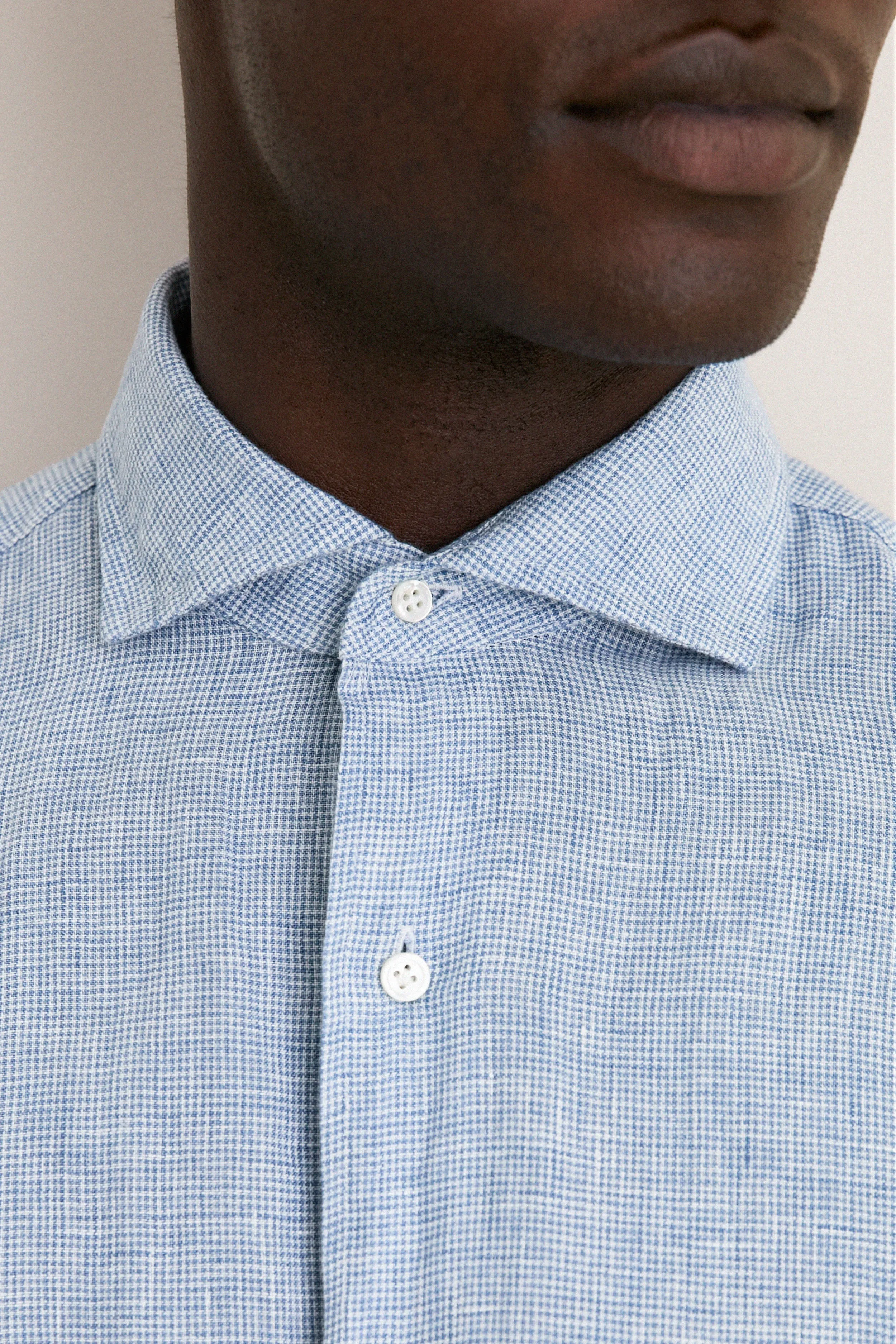 Storm Astino Lino Check Sport Shirt sold by Tuckernuck product image thumbnail 5